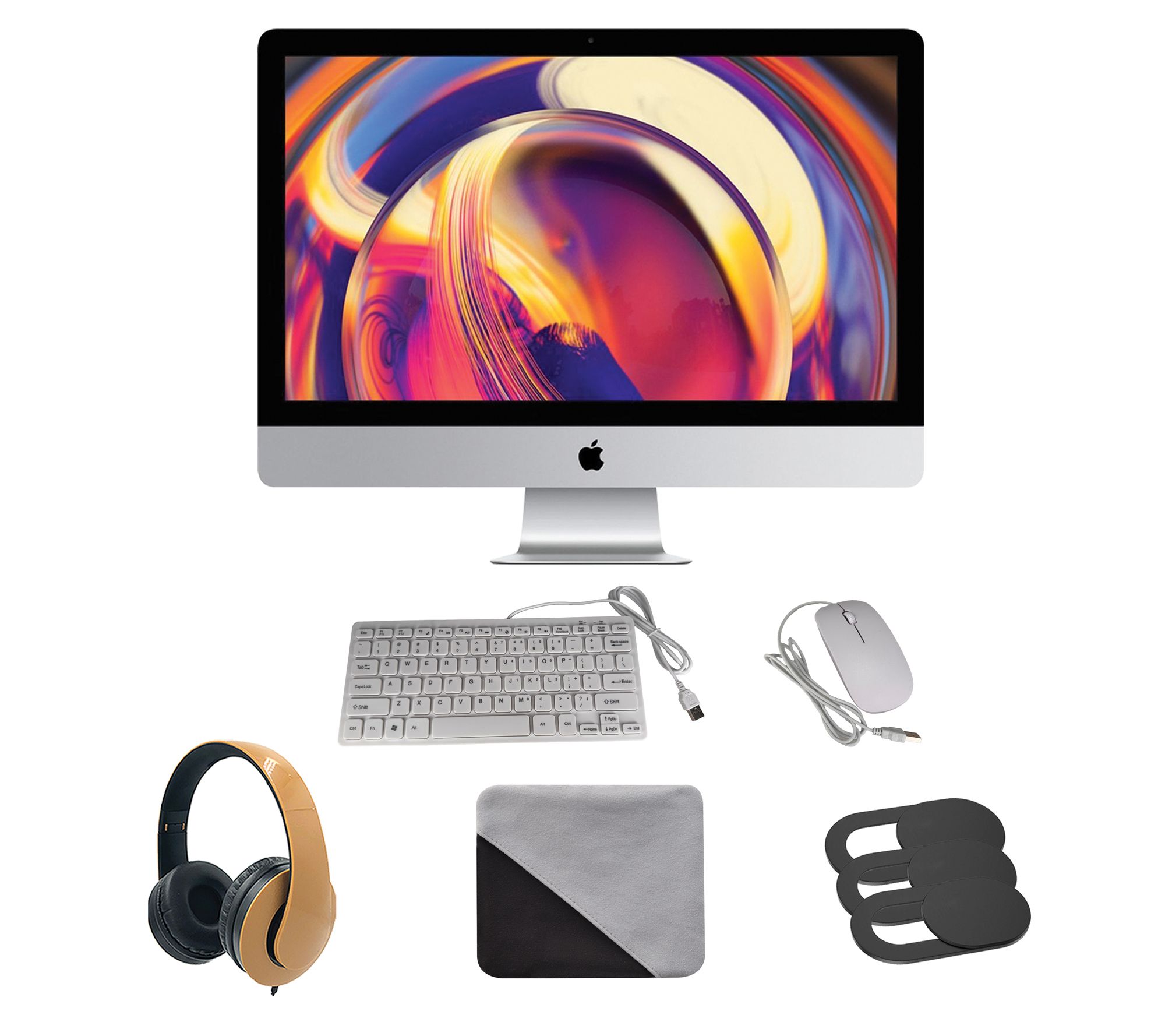 Refurbished Early 2019 Apple iMac 27" 3.0GhHz 256GB Bundle
