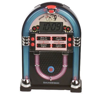 Classic Jukebox Alarm Clock Featuring 