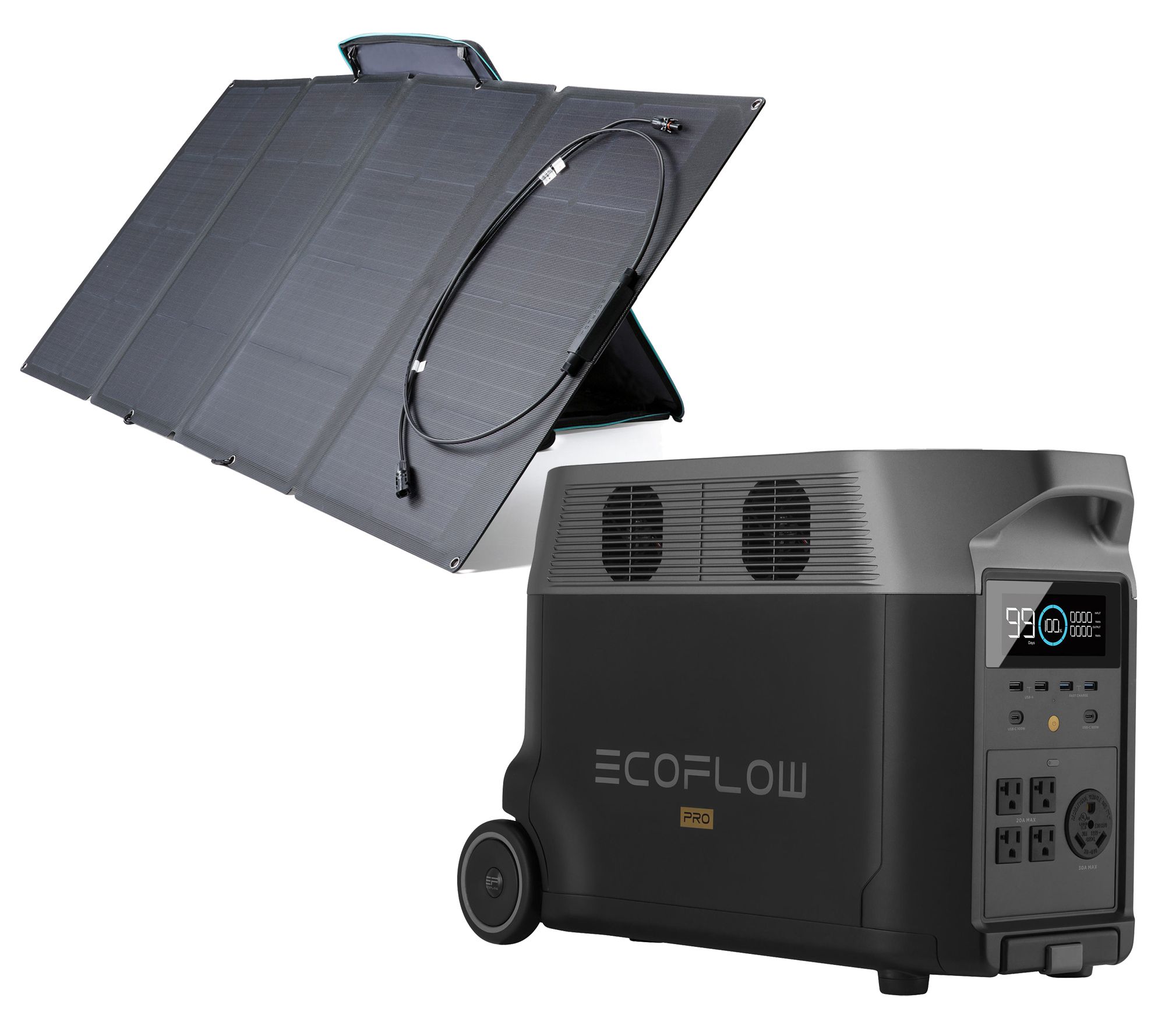 EcoFlow Delta Pro Portable Solar Generator 