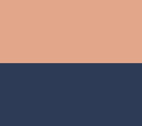 Rose Gold/Blue
