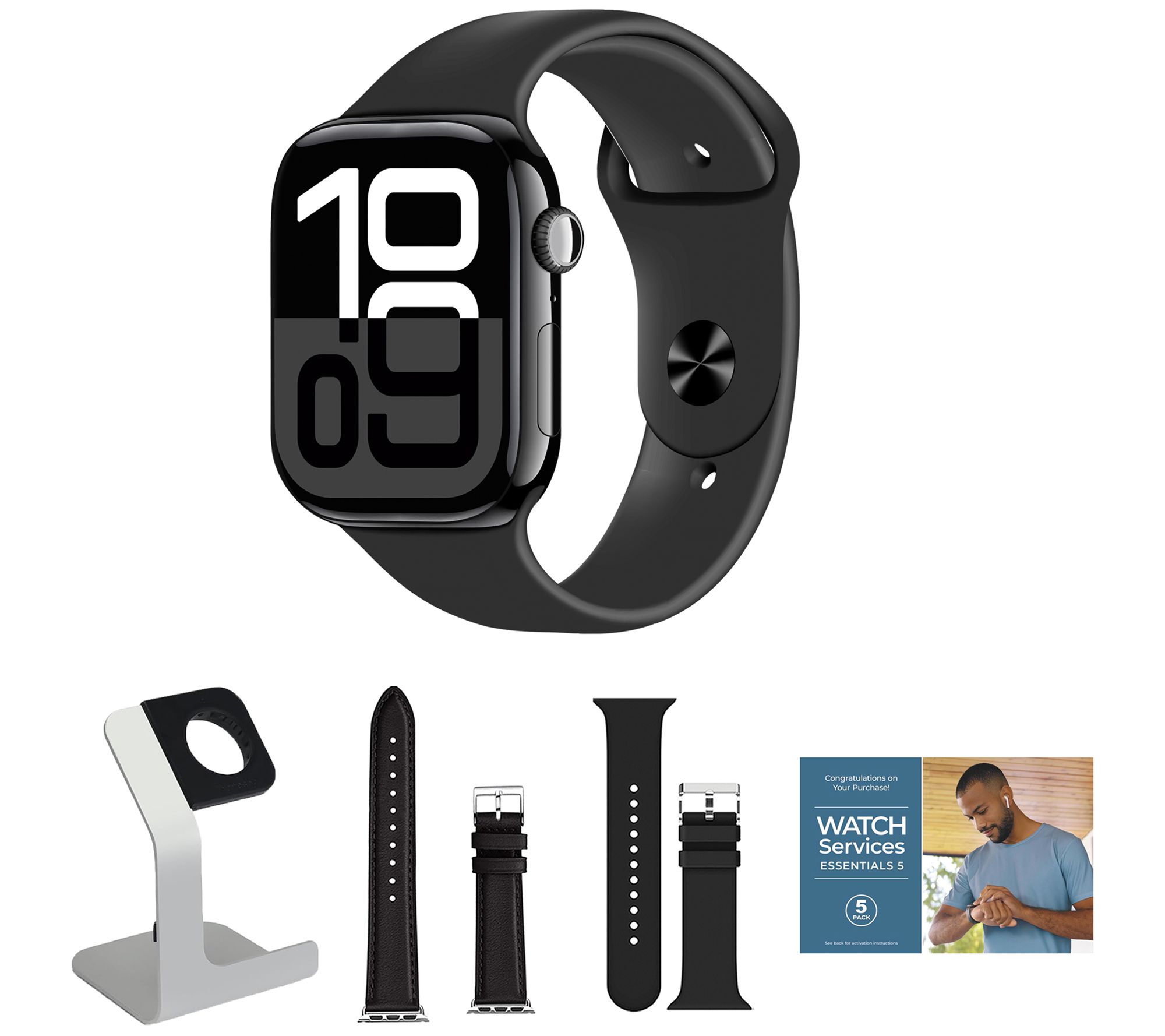 Apple Watch Series 10 46mm M/L GPS Smartwatch with Accessories