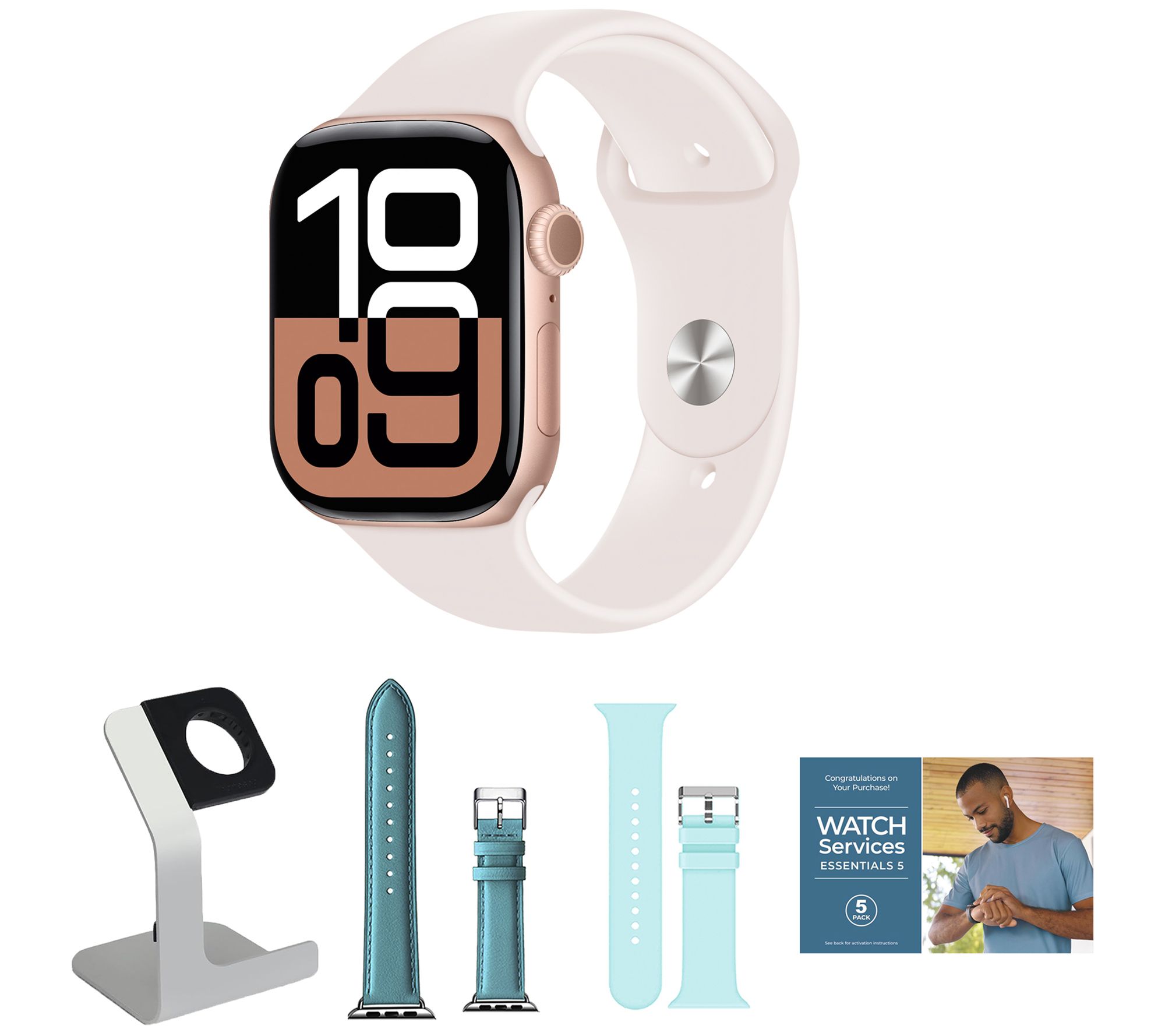 Apple Watch Series 10 46mm M/L GPS Smartwatch with Accessories