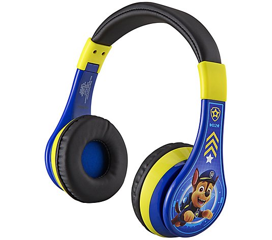 KIDdesigns Paw Patrol Bluetooth Wireless Headphones - Chase