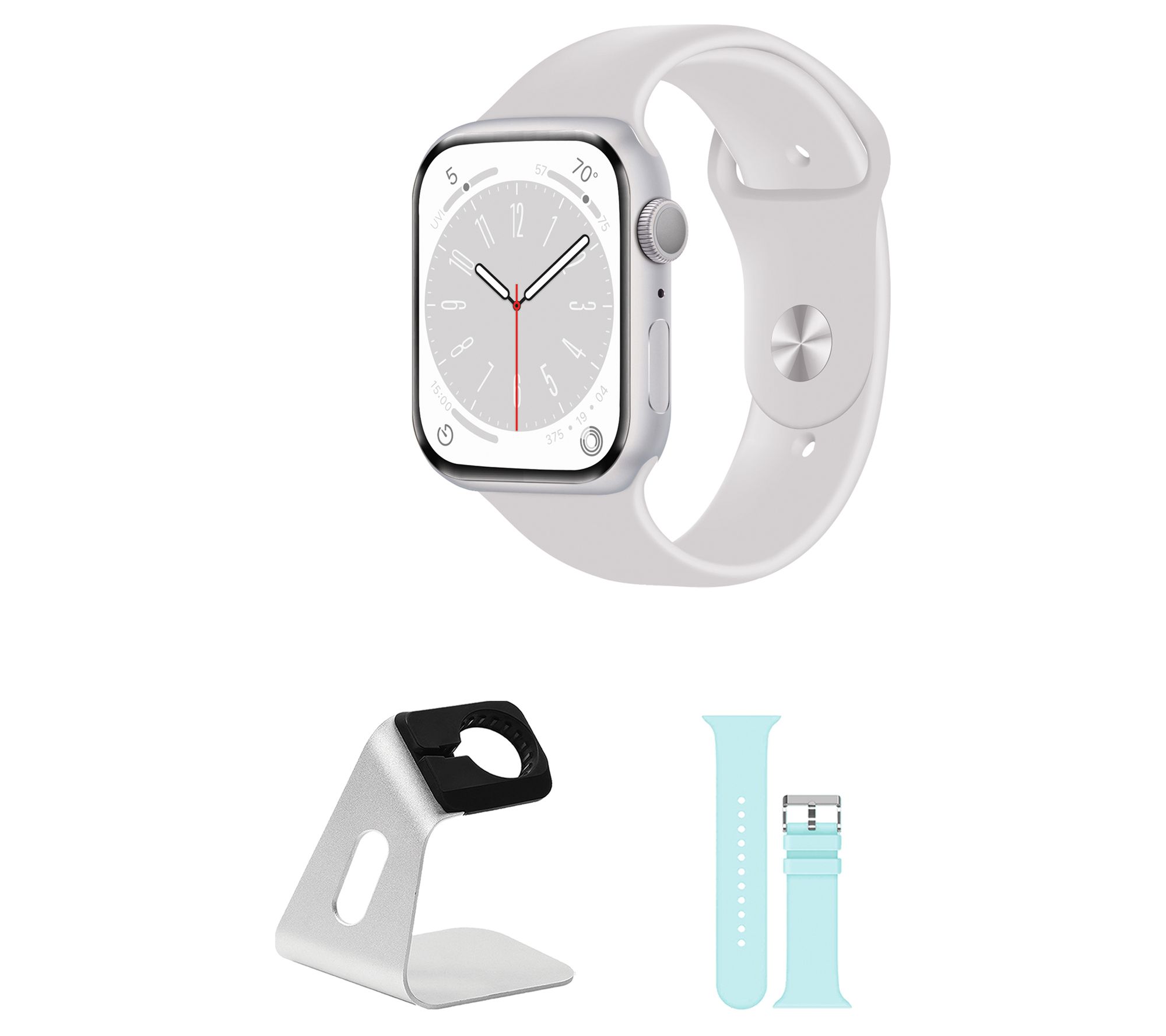 Refurbished Apple Watch Series 8 GPS 41mm M/L Bundle