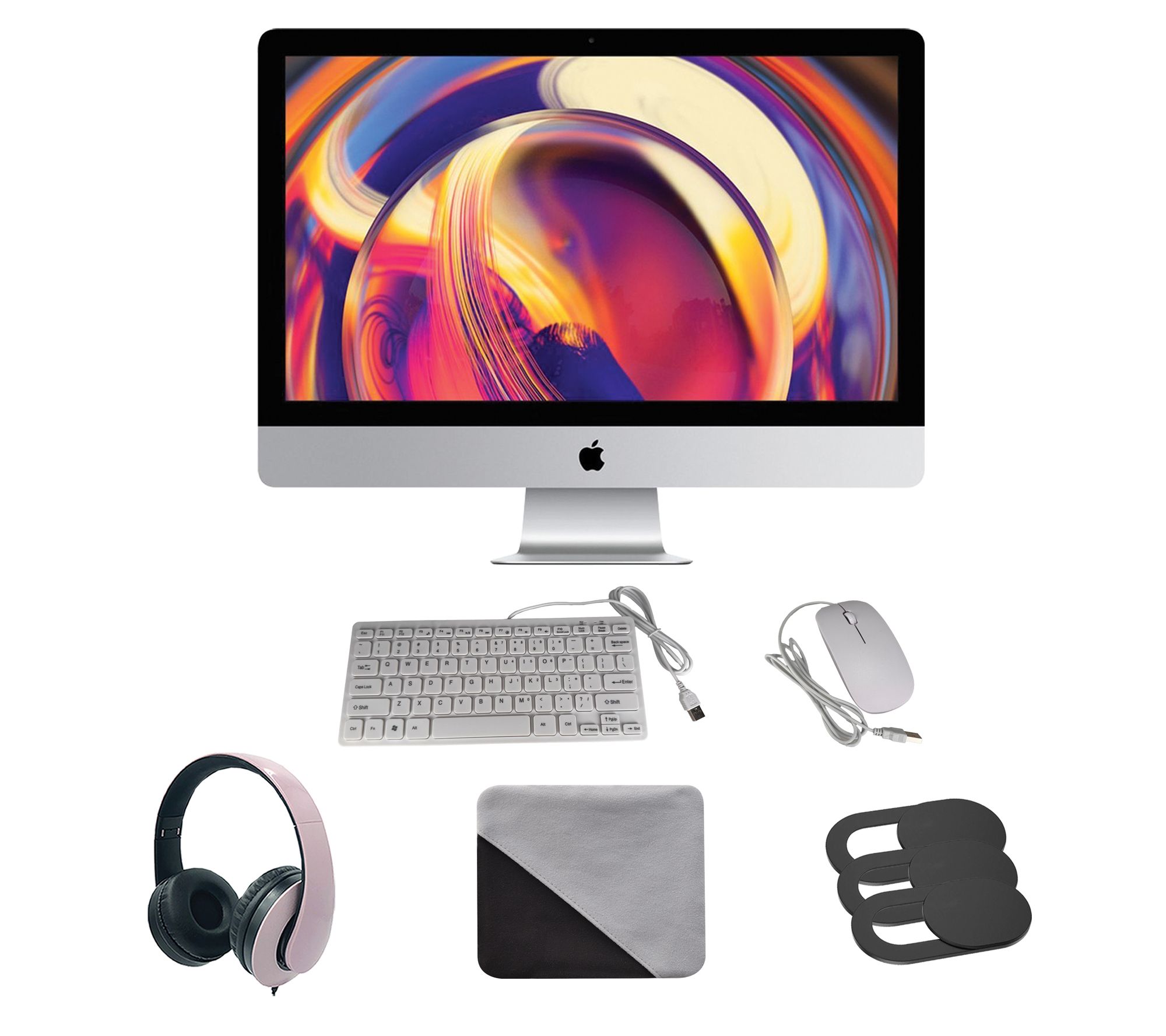 Refurbished Early 2019 Apple iMac 27" 3.0GhHz 512GB Bundle