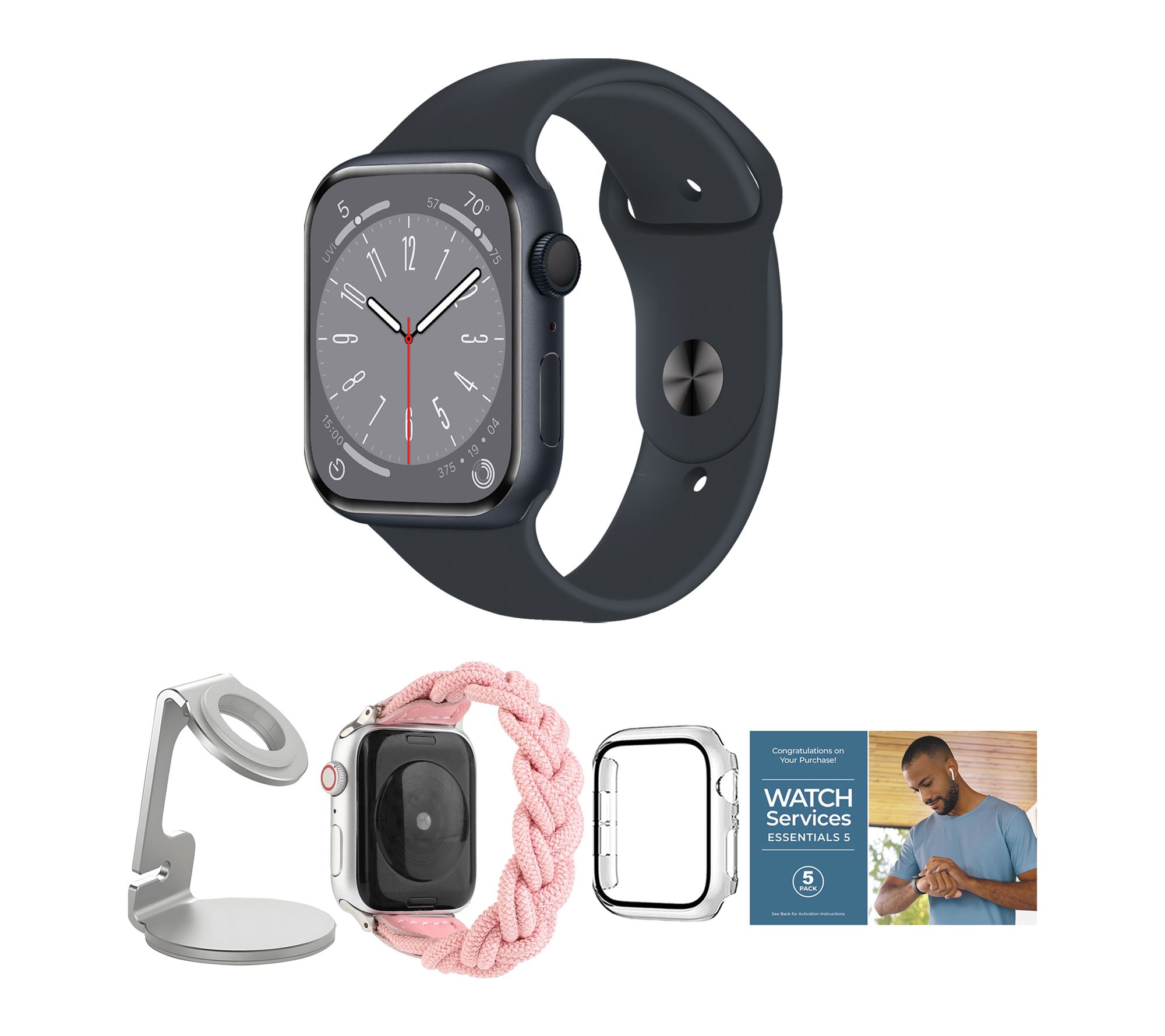 Apple Watch SE GPS 44mm M/L EOL Promo Bundle