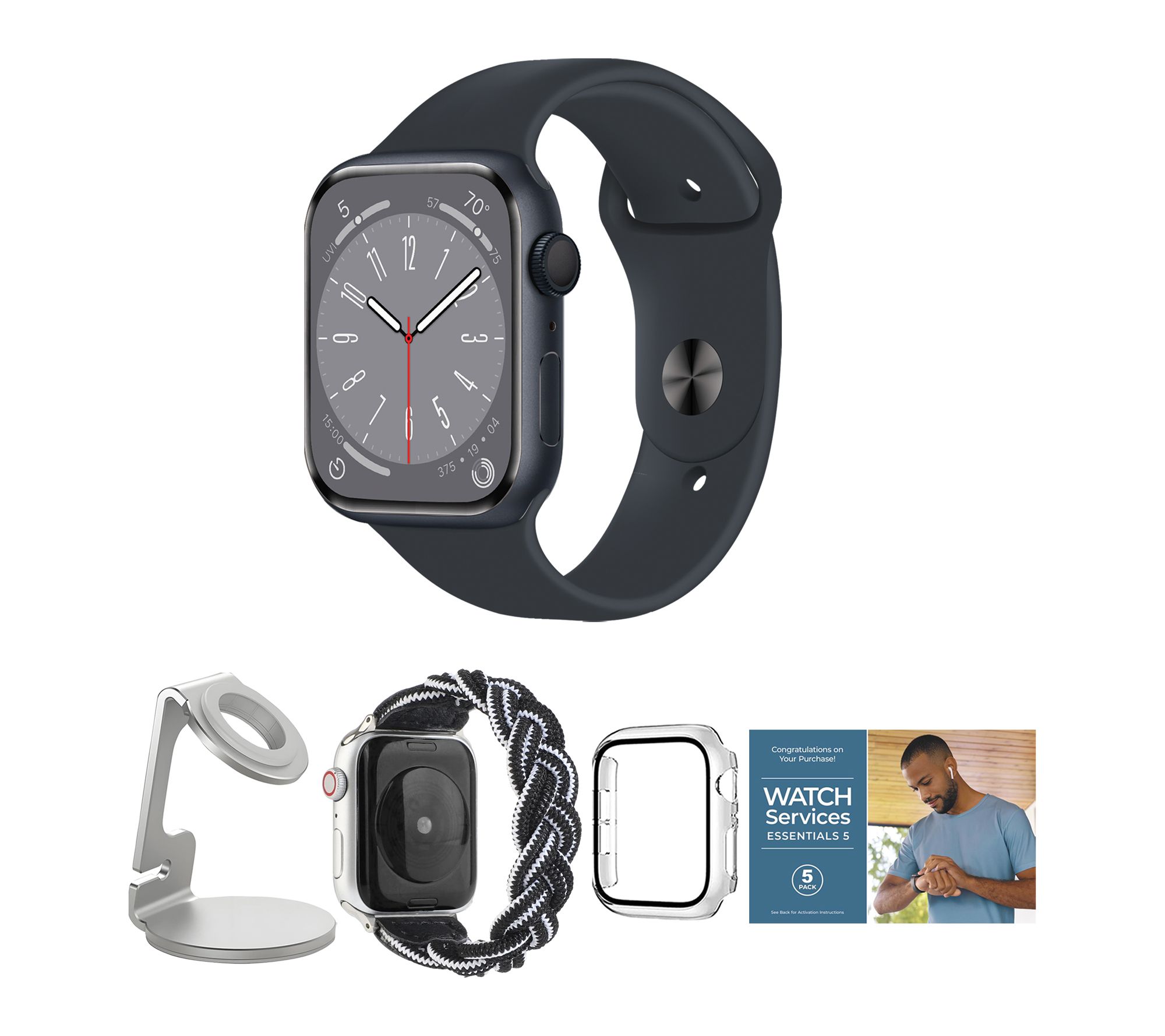 Apple Watch SE GPS 44mm M/L EOL Promo Bundle