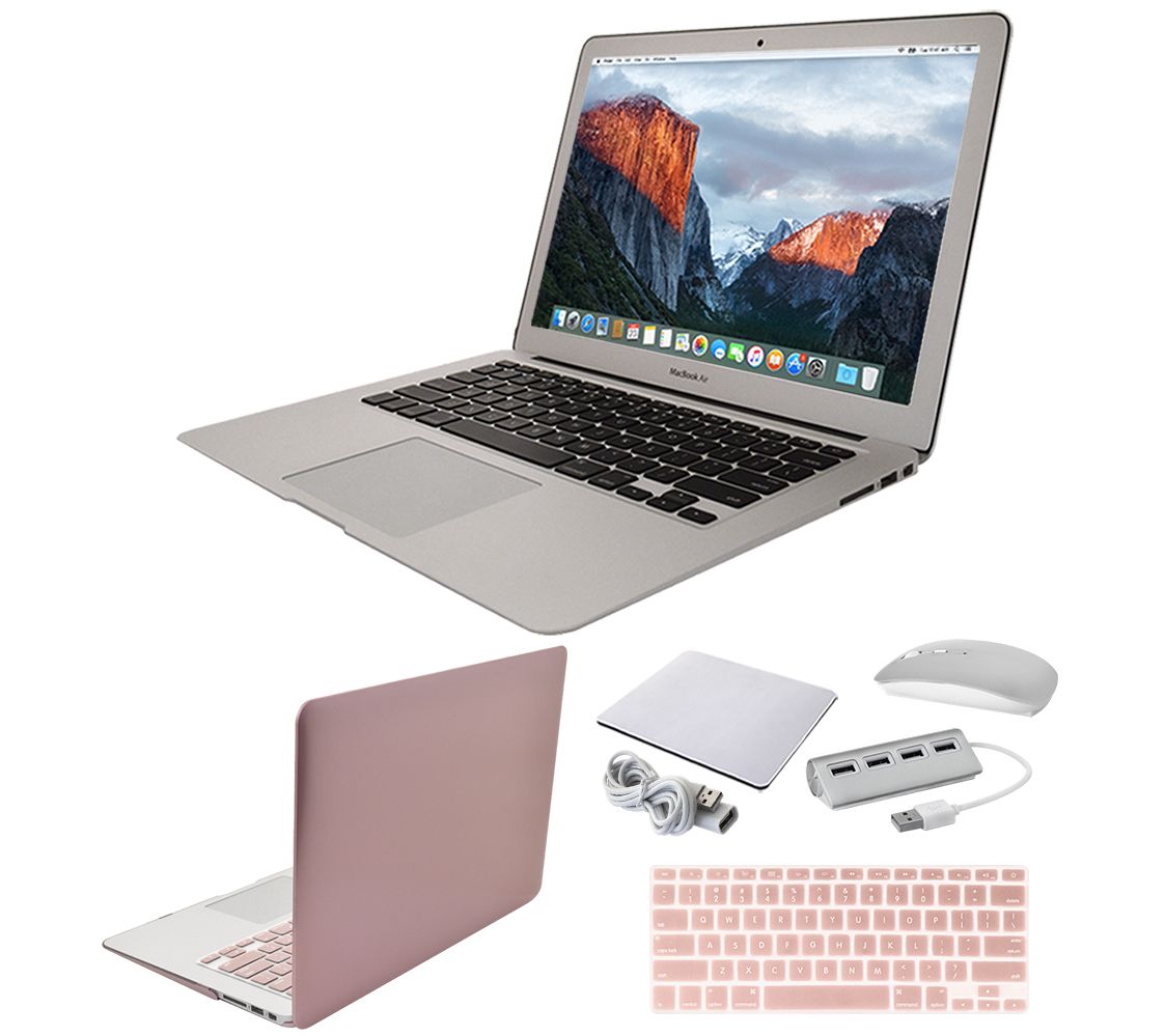 Apple Macbook Air 13 Laptop With Clip Case Wireless Mouse And Accessories Qvc Com