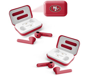 Prime Brand NFL Set of 2 Wireless Earbuds