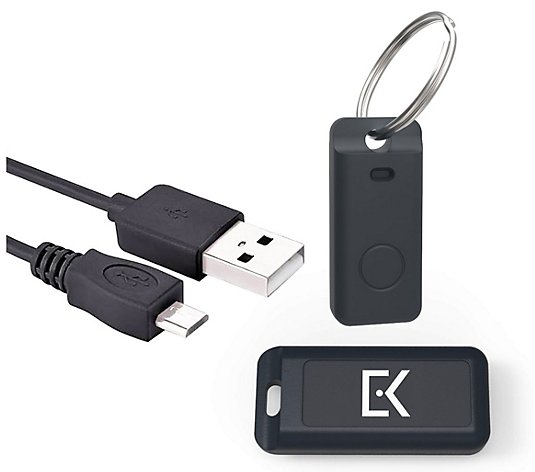 Everykey Smart Key with Charging Cable and Key Ring Accessory