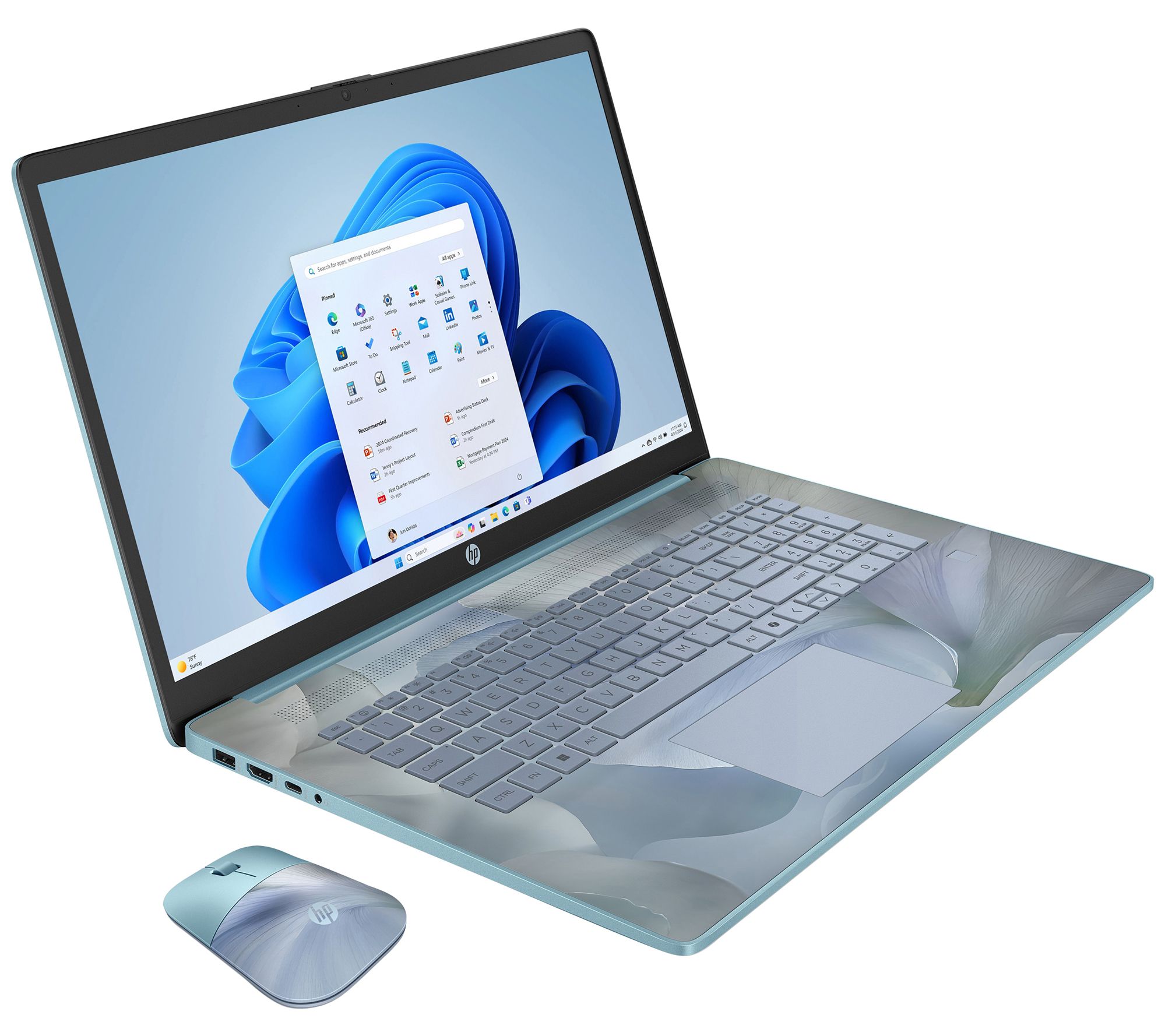  HP 17" N200 Laptop 4GB 128GB SSD w/MS365 & Voucher