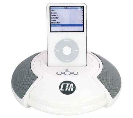 CTA Digital IPRS2 iPod Round Speaker with Docking - QVC.com