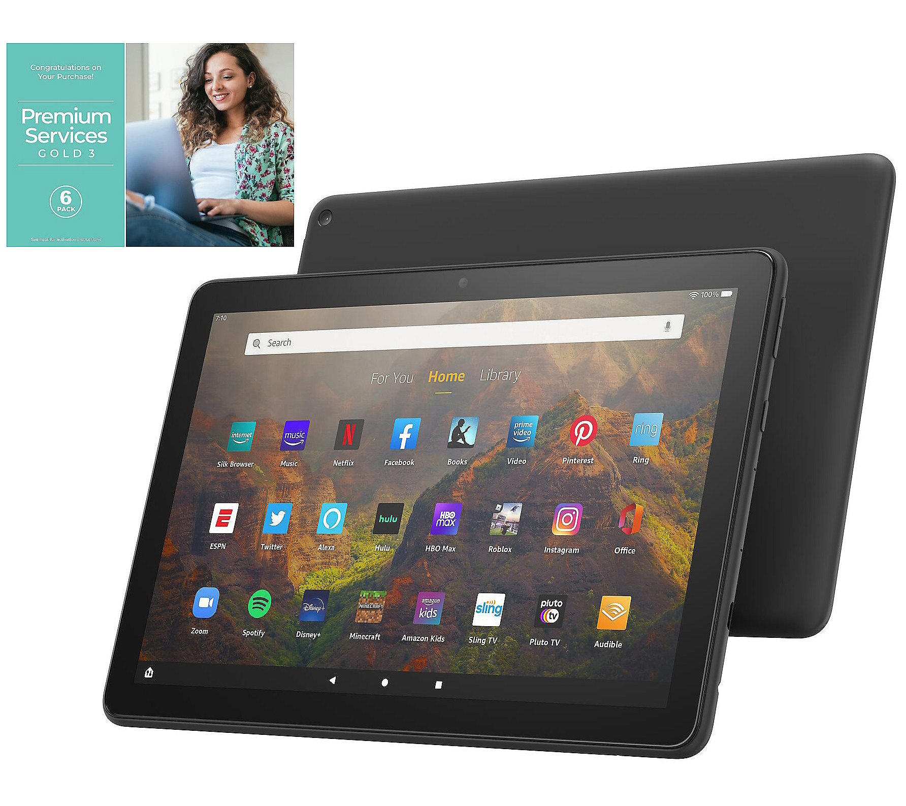 Amazon Fire 10 HD Tablet 2021 32GB - QVC.com
