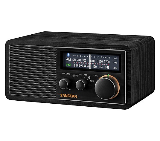 Sangean Retro AM/FM Bluetooth Wooden Cabinet Radio