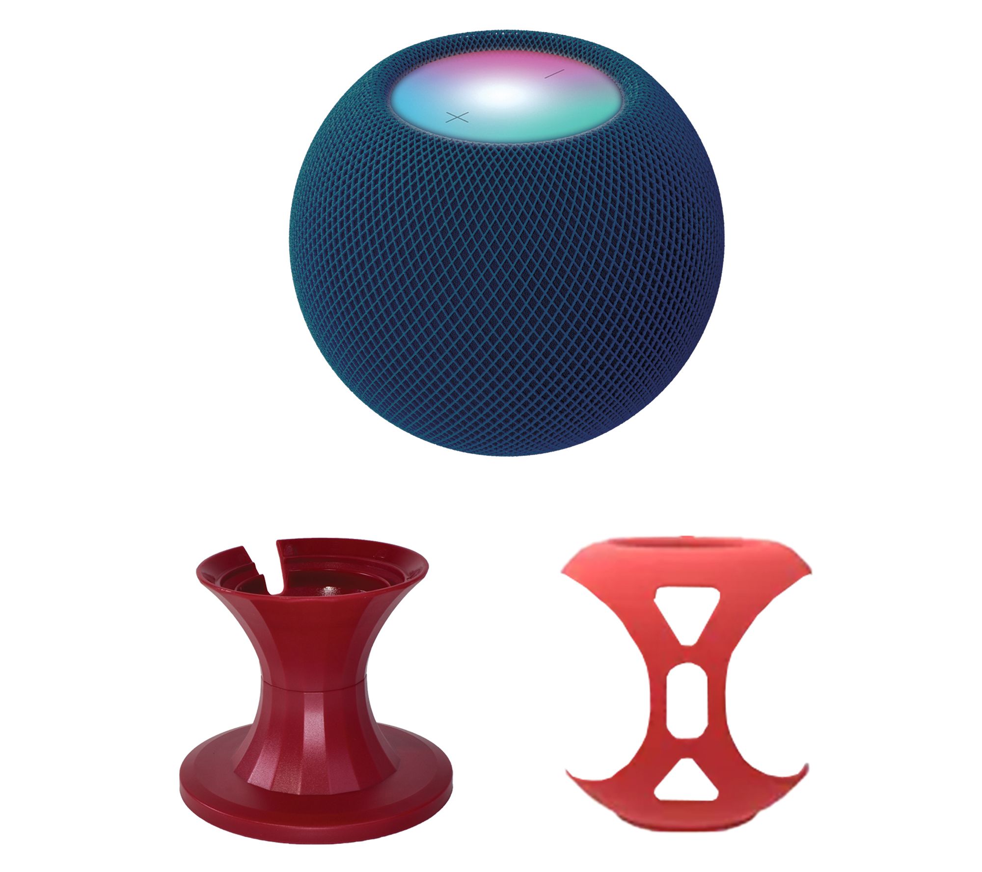 Refurbished Apple HomePod mini with Stand and Silicone Skin