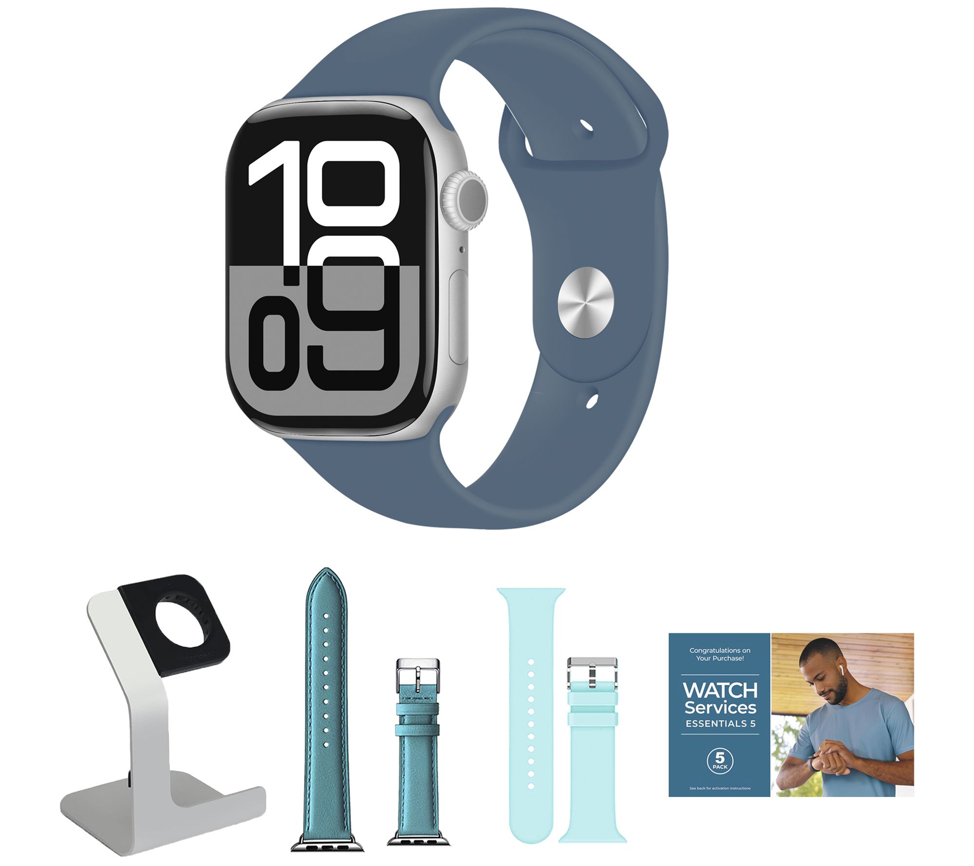 Apple Watch Series 10 42mm M/L GPS Smartwatch w/ Accessories