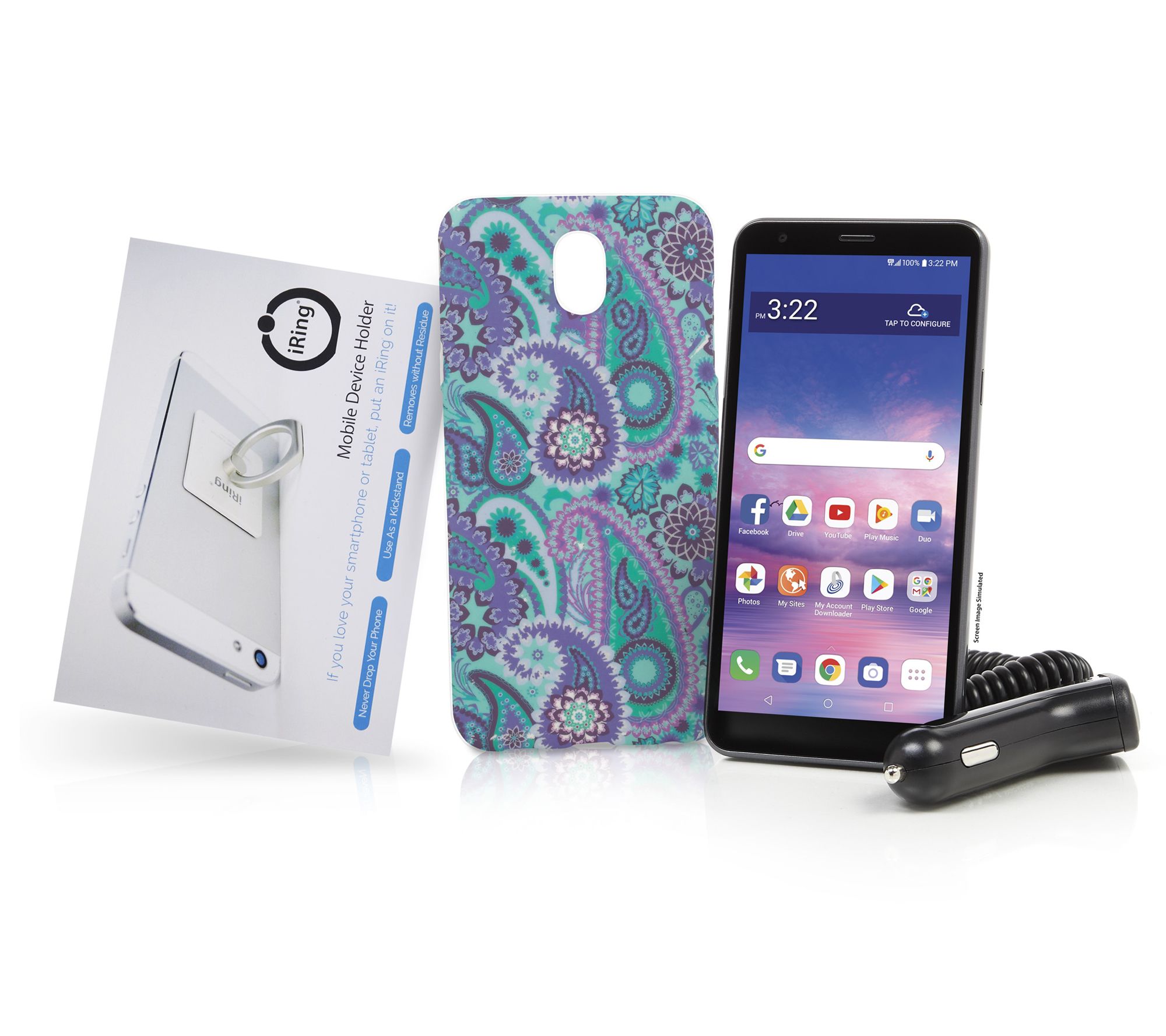 Tracfone 5.45" LG Journey 1500 Talk/Text/Data w/ Case,Charger and Voucher - E235006