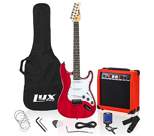 LyxPro 39" Electric Stratocaster Guitar & Starter Kit