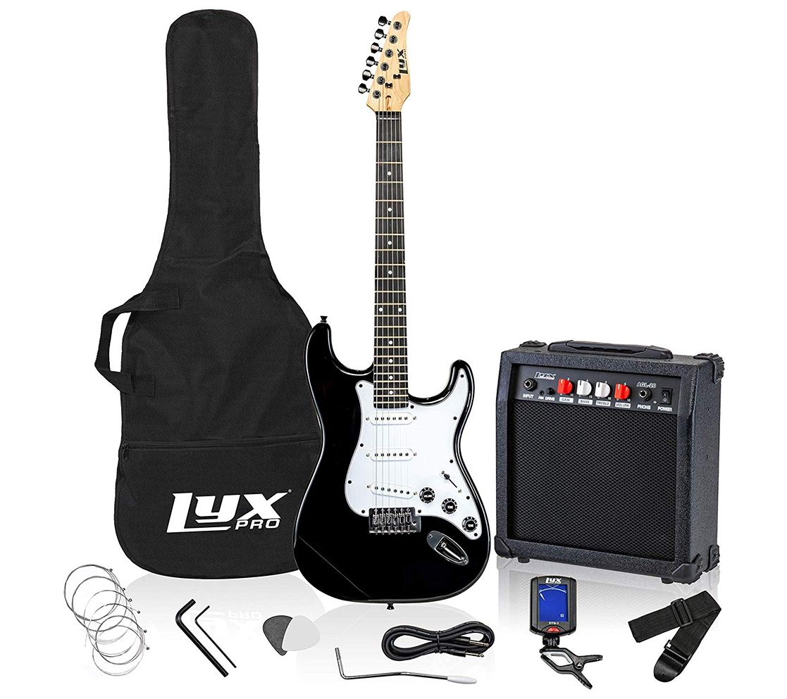 LyxPro 39" Electric Stratocaster Guitar & Starter Kit