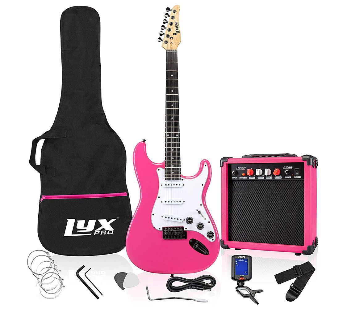 LyxPro 39" Electric Stratocaster Guitar & Starter Kit
