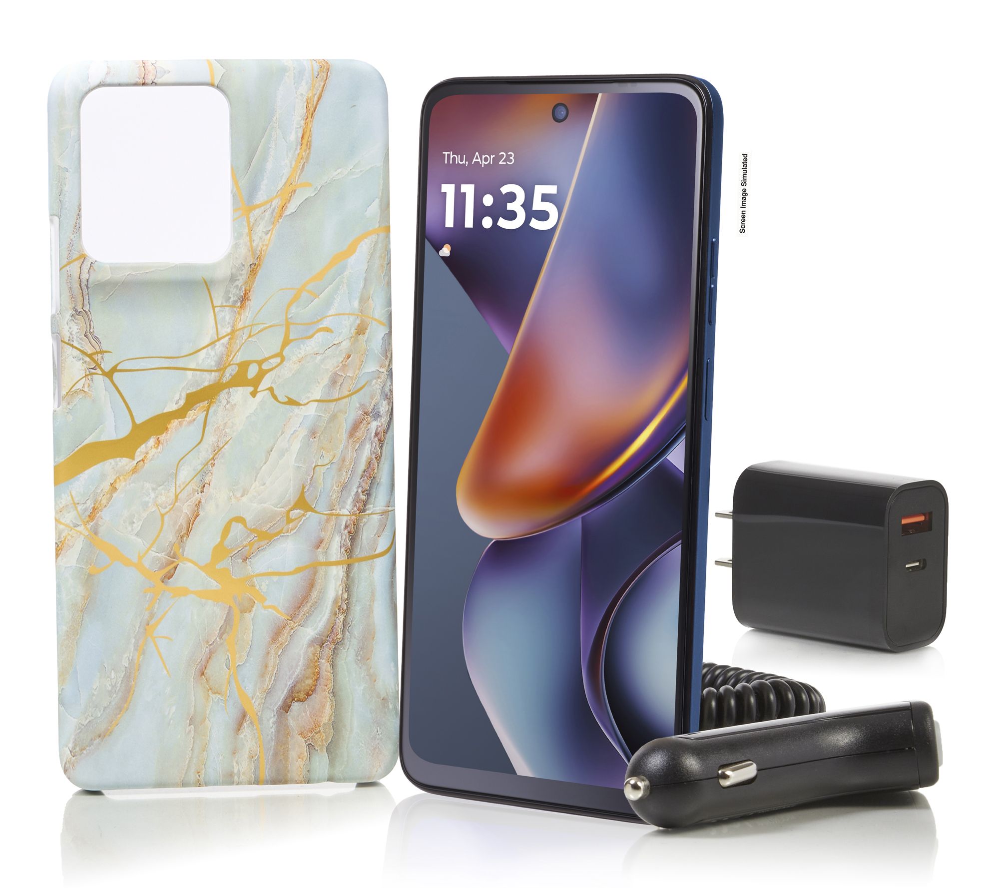  Tracfone Moto G 64GB Storage 1500 Talk/Text 4.5GB Data