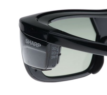 Sharp 3D Shutter Glasses with Rechargeable Battery - QVC.com