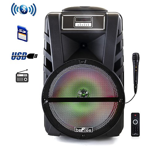 beFree Sound BFS-1210 Bluetooth Portable PA Par ty Speaker