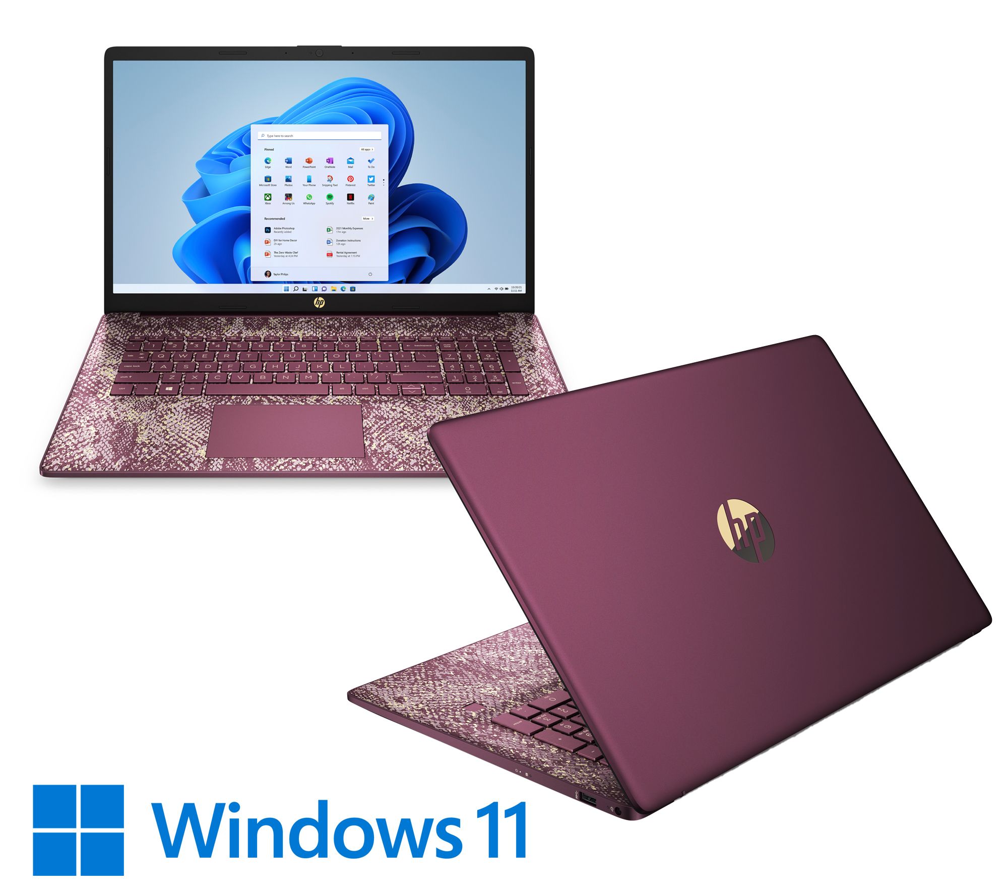 HP 17inch Laptop Limited Edition Rose Gold Windows 10 DVD Drive