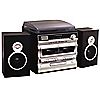 Trexonic 3-Speed Turntable with CD Player and Dual Cassette, 2 of 6