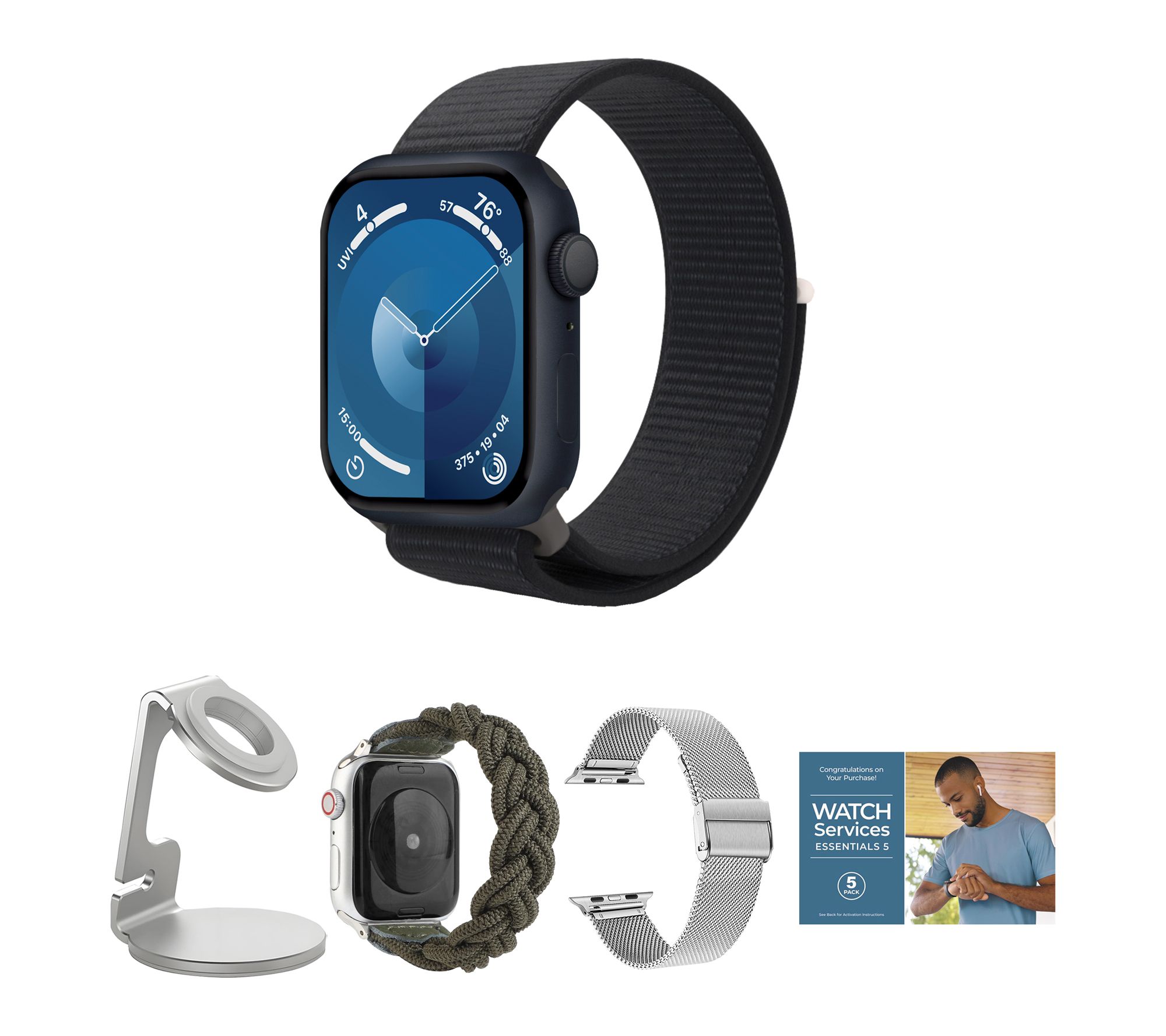 Apple Watch Series 9 GPS 41mm Sport Loop EOL Promo Bundle
