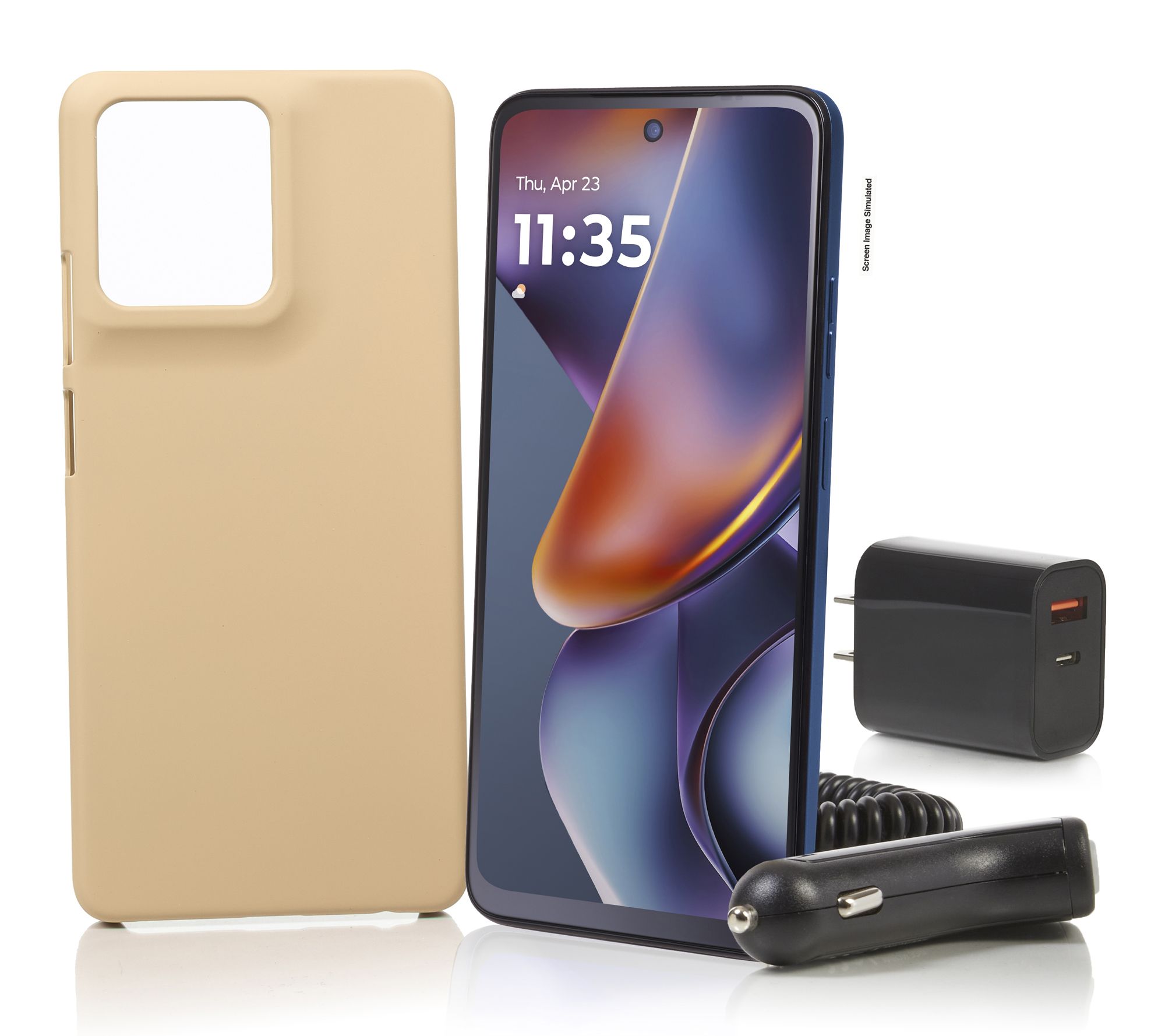 Tracfone Moto G 128GB Storage 1500 Talk/Text w/ 4.5GB Data