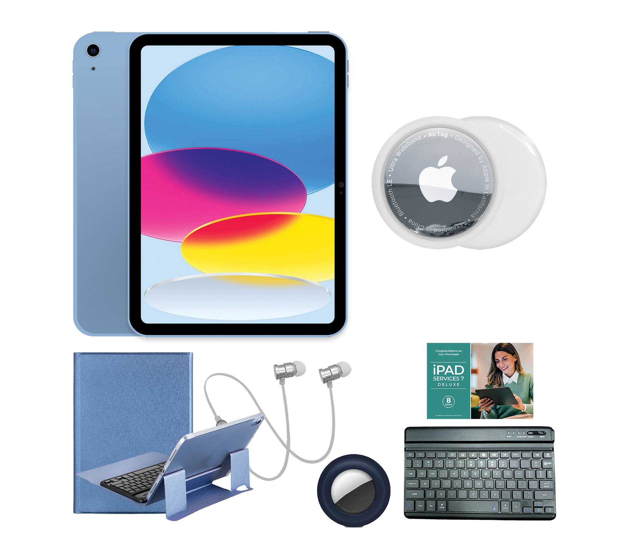 Apple iPad 11" A16 Wi-Fi 512GB with Keyboard, Airtag & Accs.