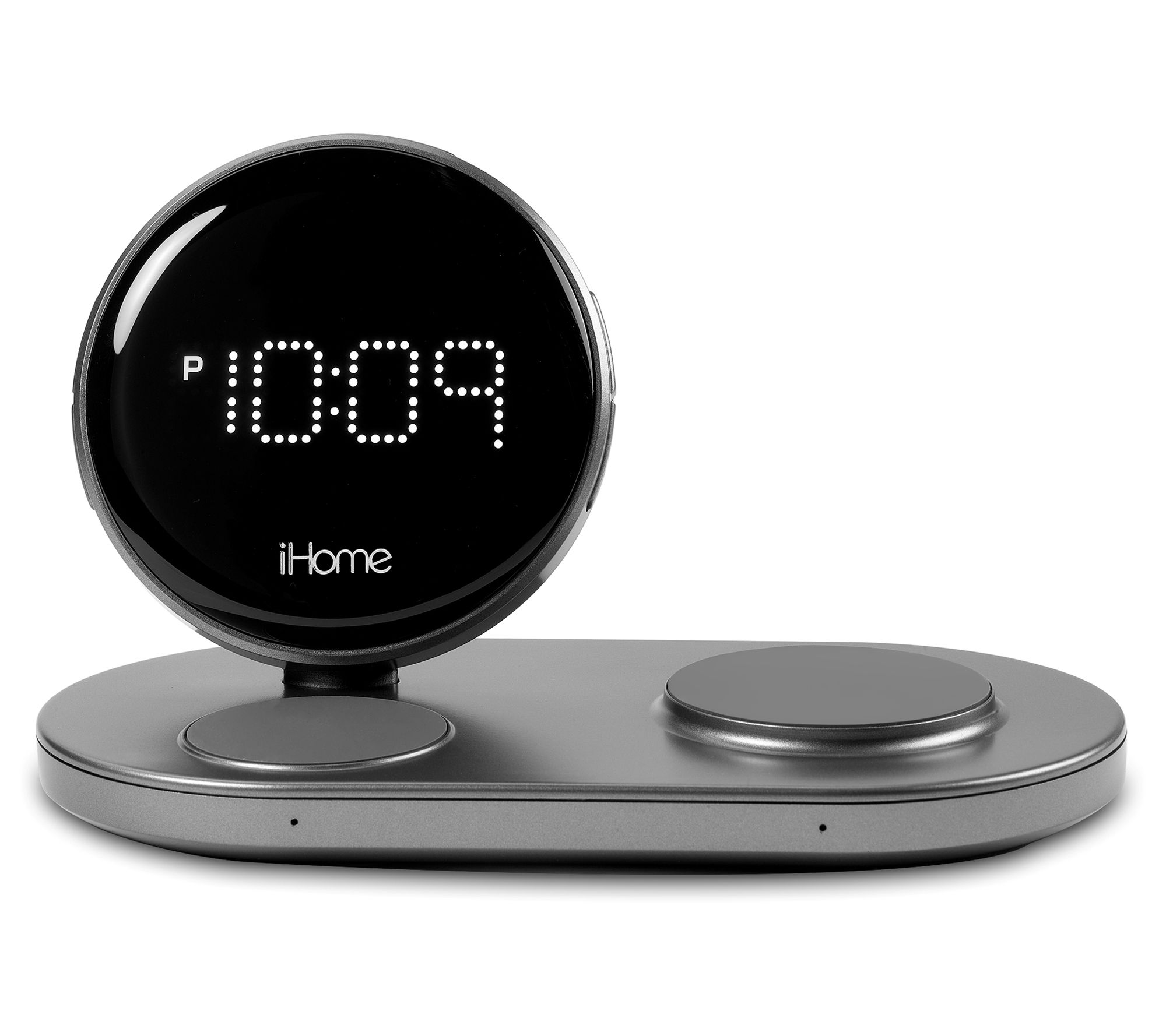 iHome 4-in-1 Magnetic Wireless PowerBoostCharging Clock