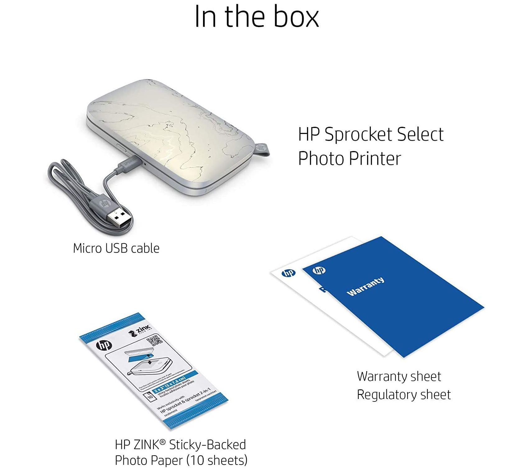 HP Sprocket ZINK 2x3'' Sticky-Backed Photo Paper (set of 2 boxes)
