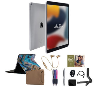 Apple iPad 10.2" Gen 9 64GB Wi-Fi with Voucher & Accessories - E313309