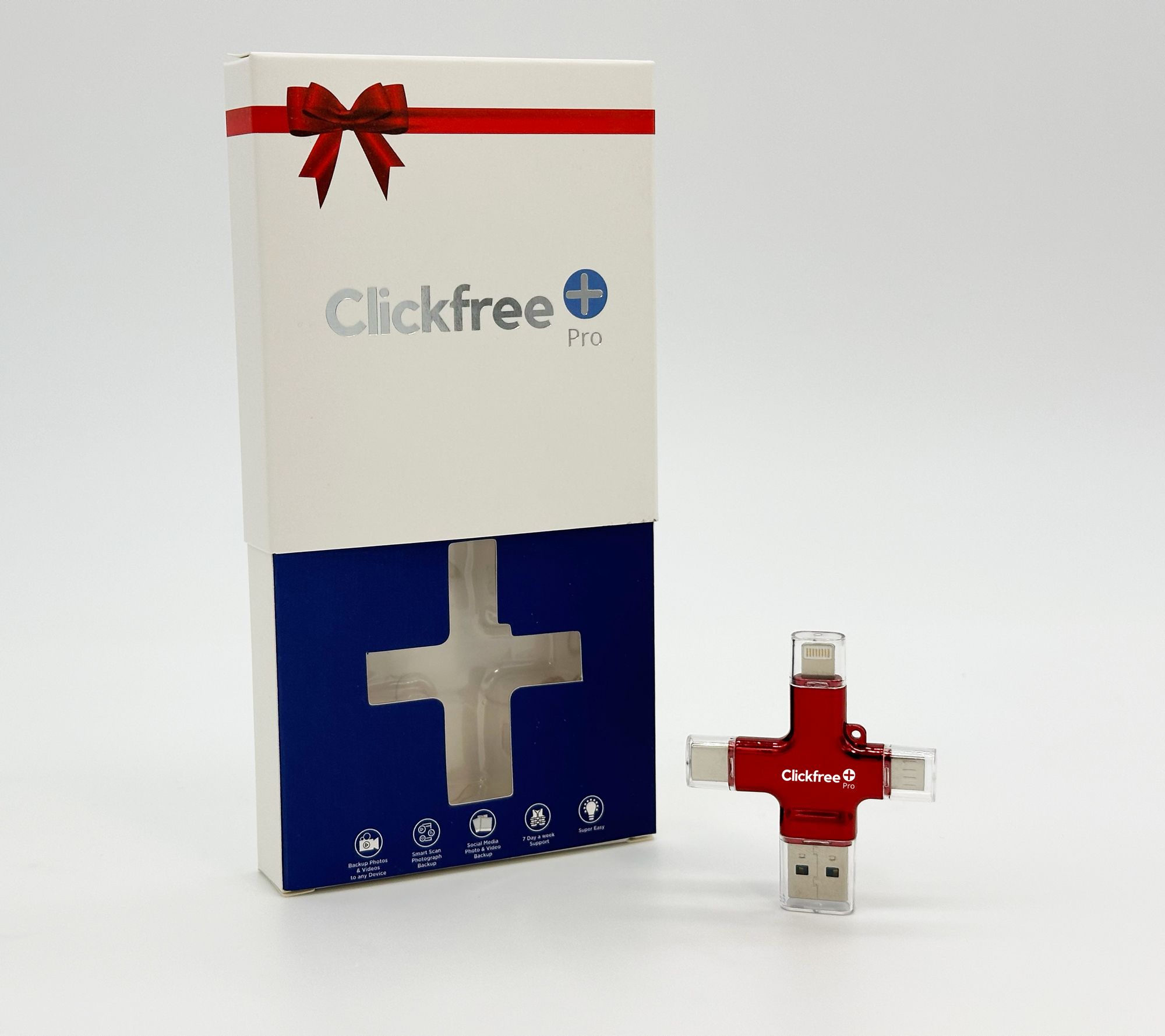 Clickfree Pro 64GB Universal Storage Saving Device with Gift Box