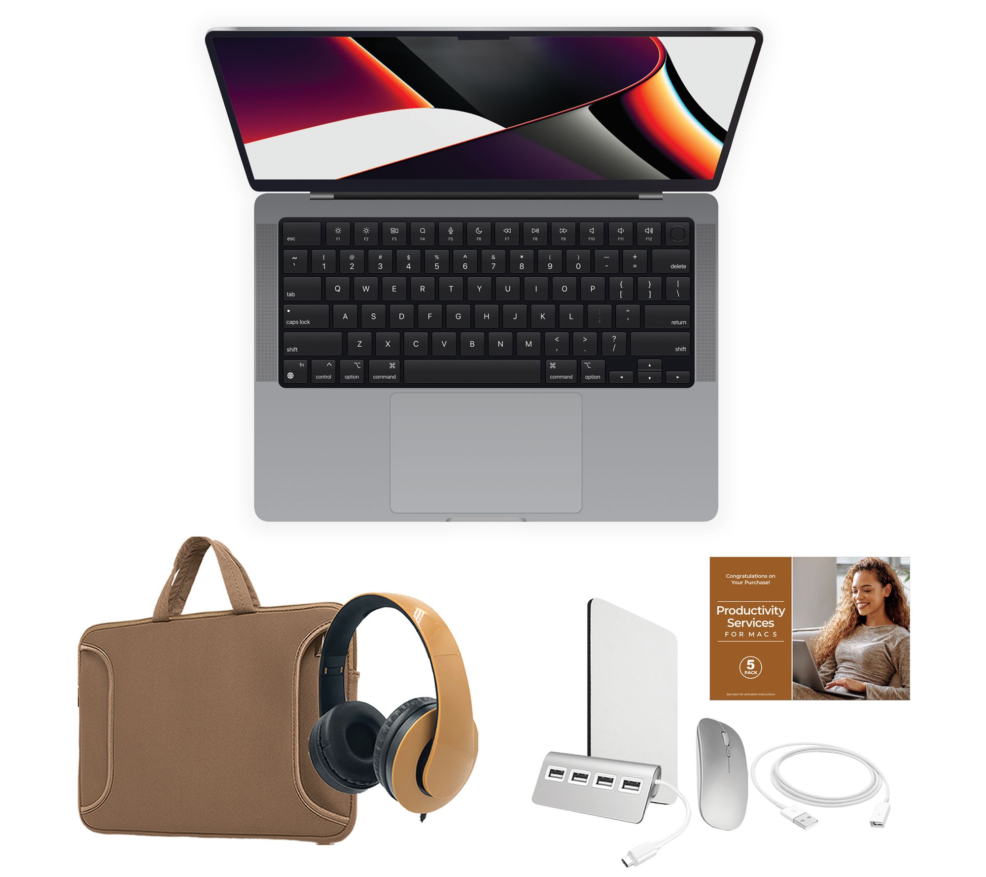 Apple Macbook Pro 14" Laptop, M3, 8-Core CPU 10-Core GPU,1TB
