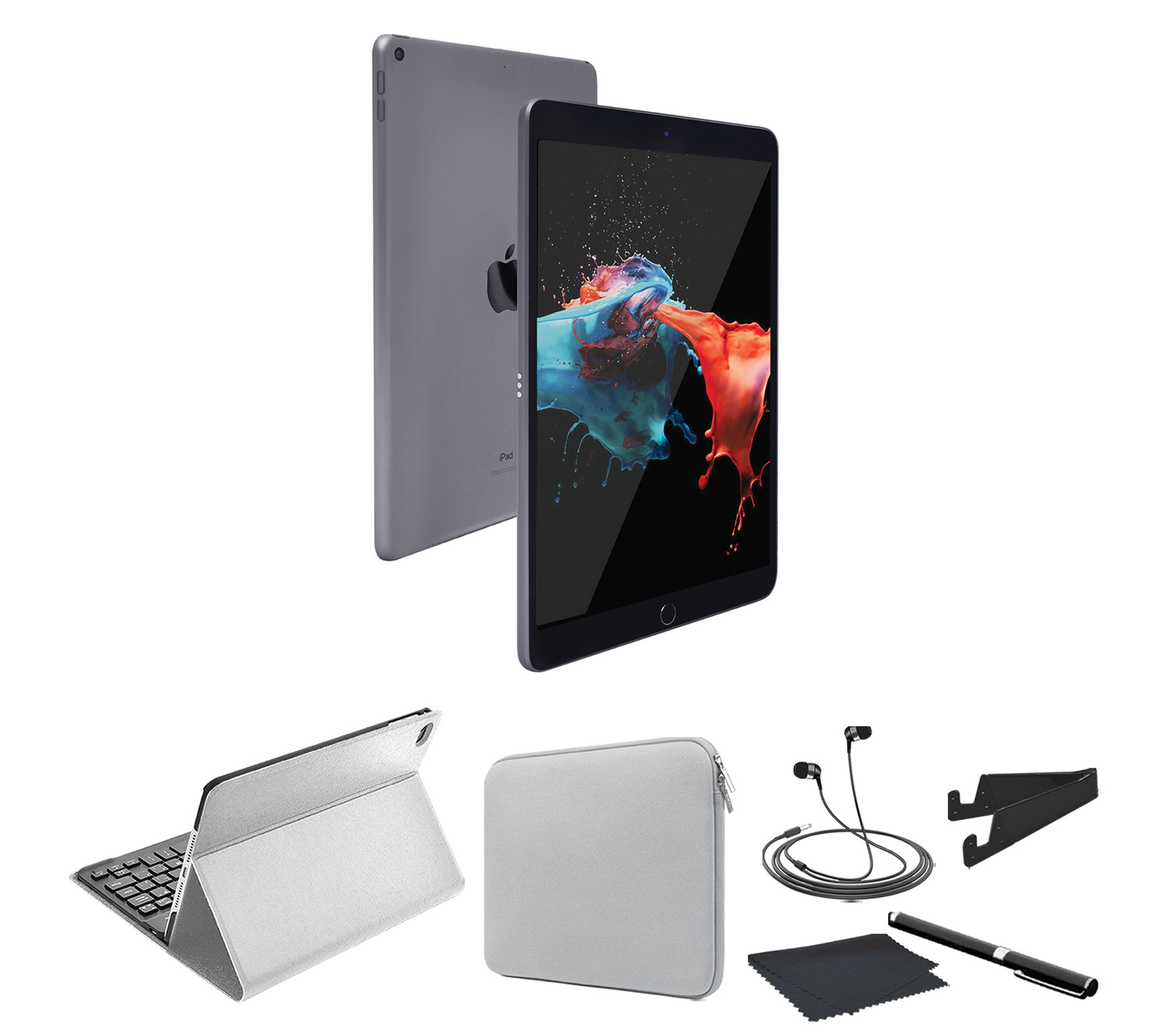 Refurbished Late 2019 Apple iPad 10.2" 128GB Wi fi Bundle