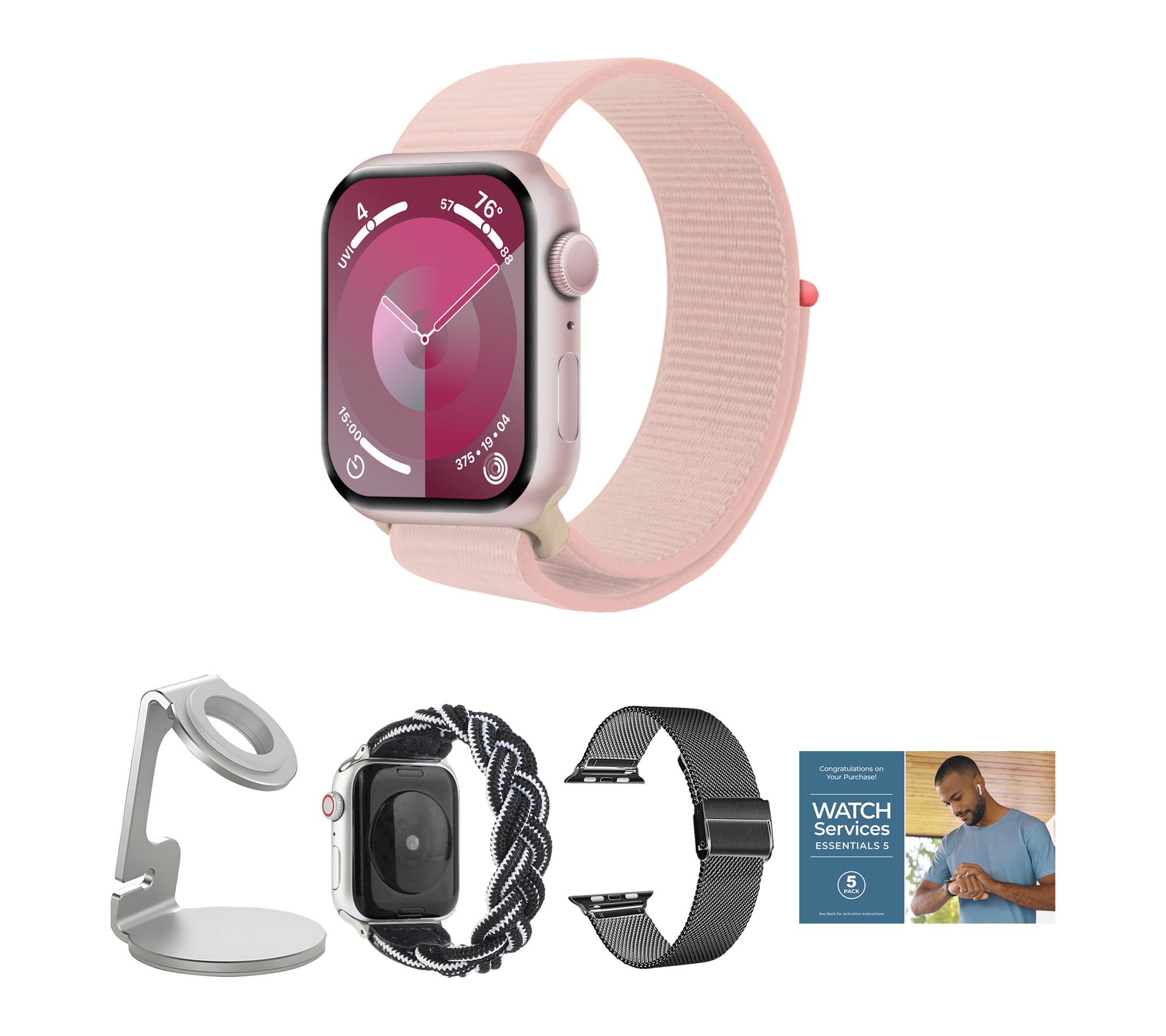  Apple Watch Series 9 GPS 45mm Sport Loop EOL Promo Bundle