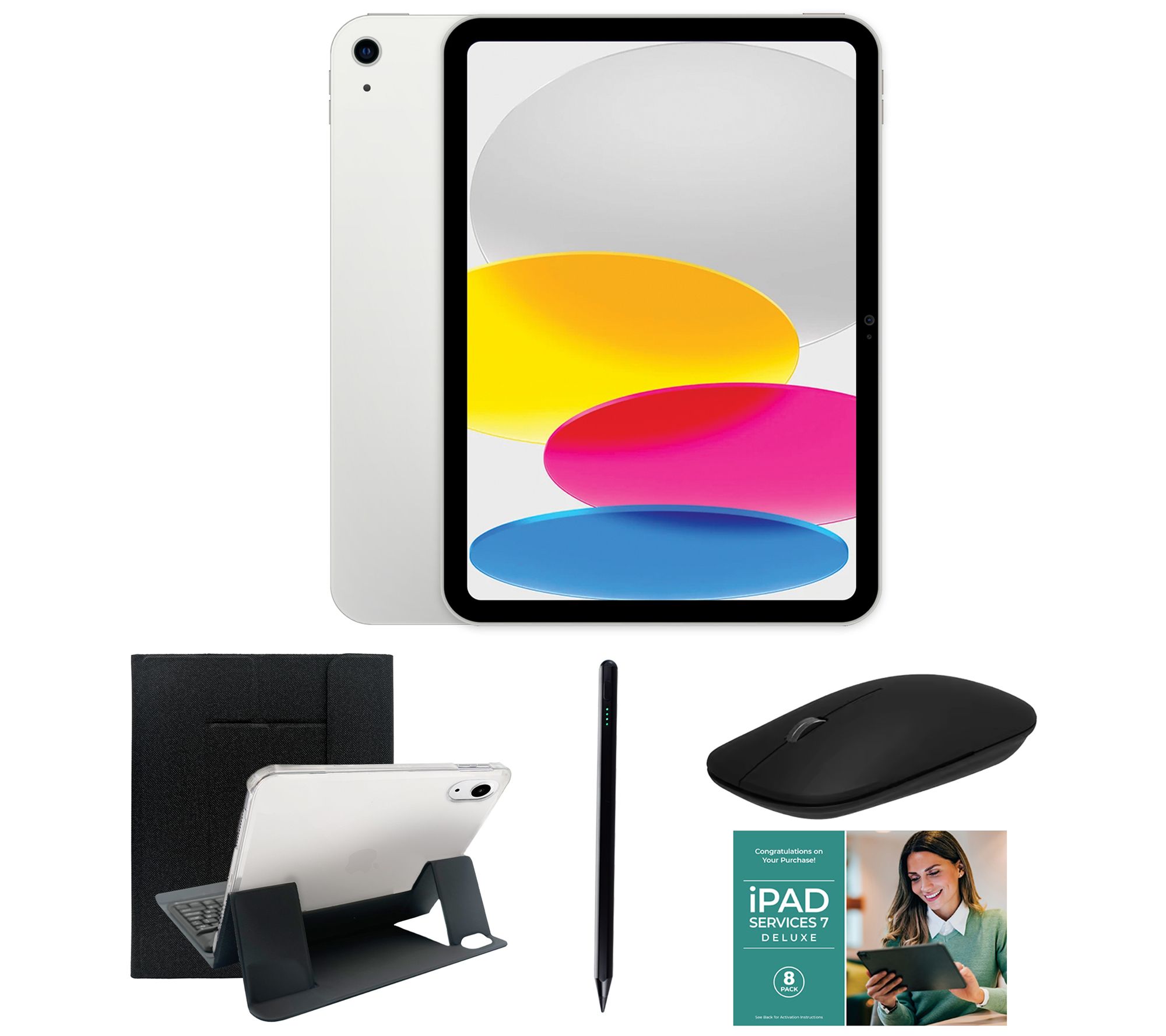 Apple 11" iPad 11th Gen 128GB With Keyboard, Accessories and Voucher