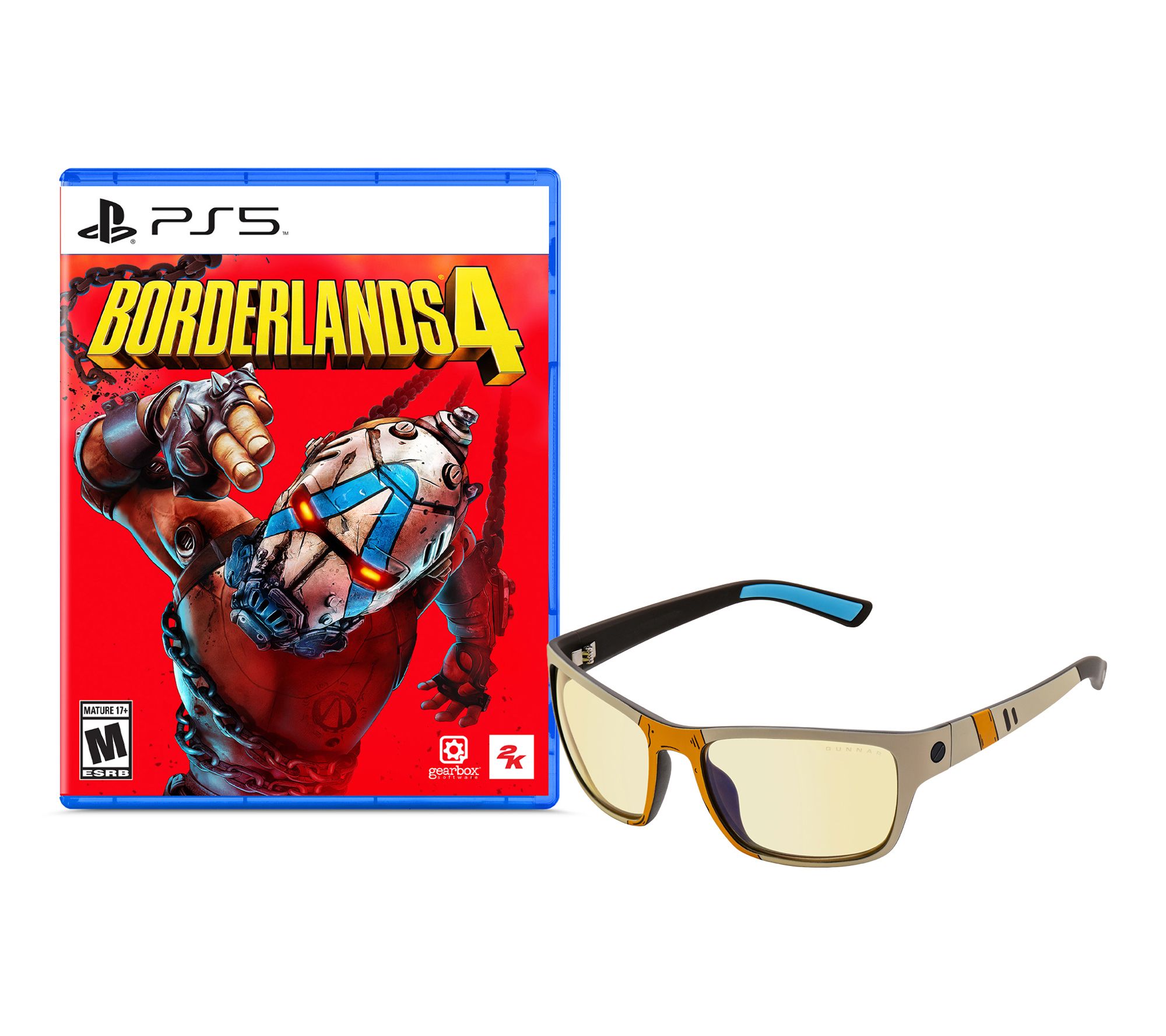 Borderlands 4 - PS5 + Gunnar Ripper Bandit Smoke Glasses