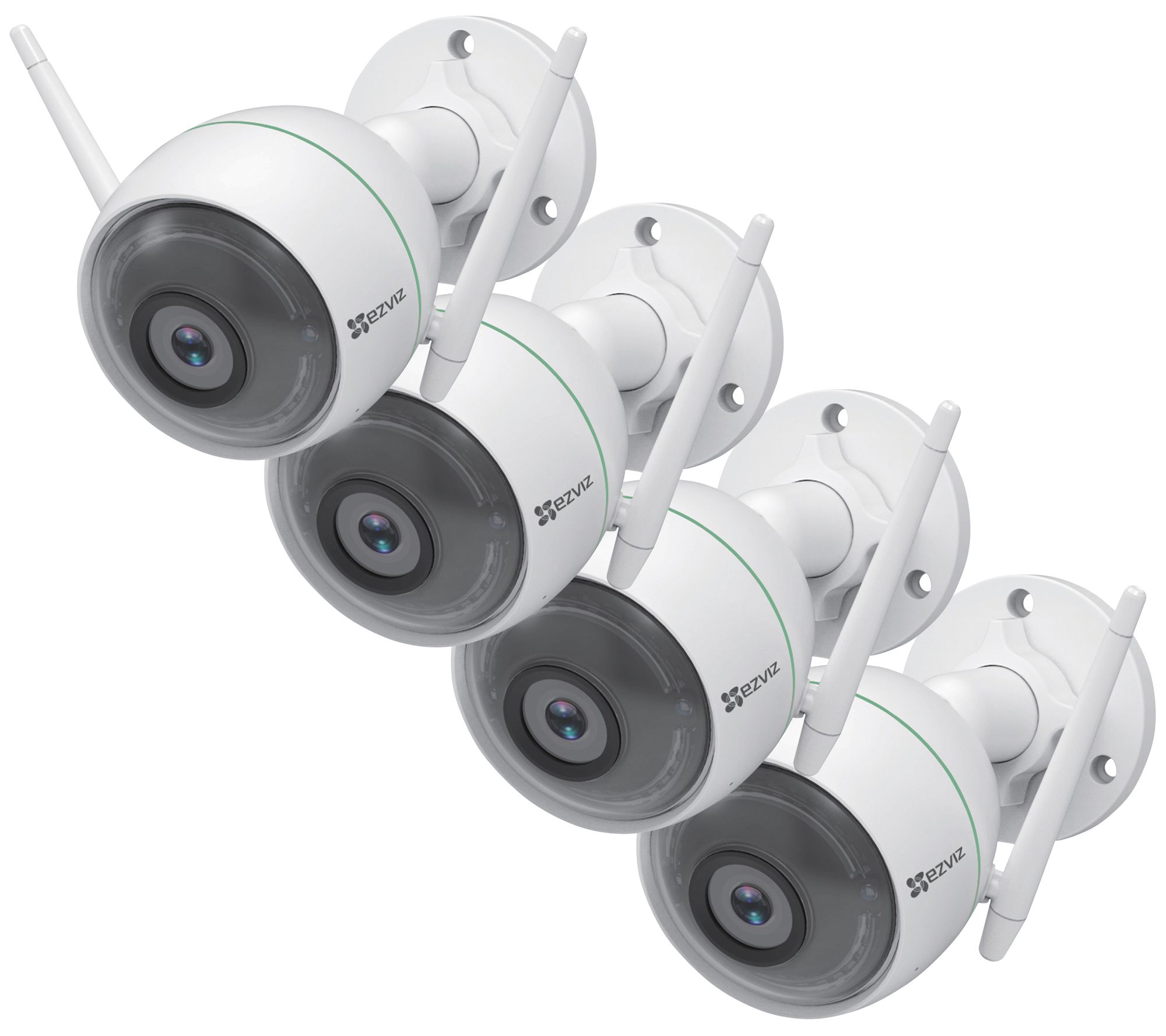 EZVIZ C3WN 1080p Outdoor WiFi Security Camera,Set of 4