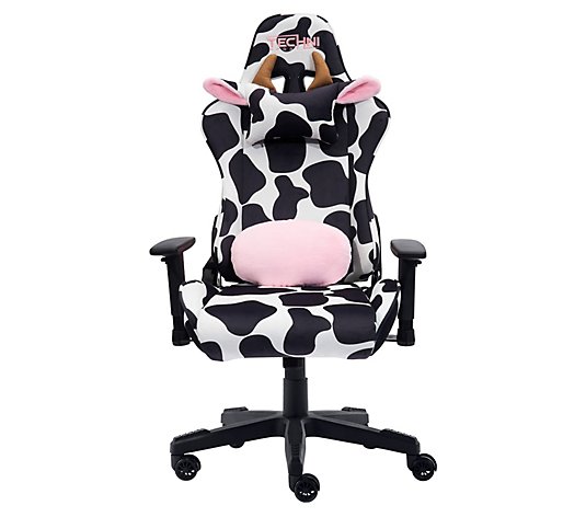 Techni Mobili Cow Print LUXX Series Gaming Chair
