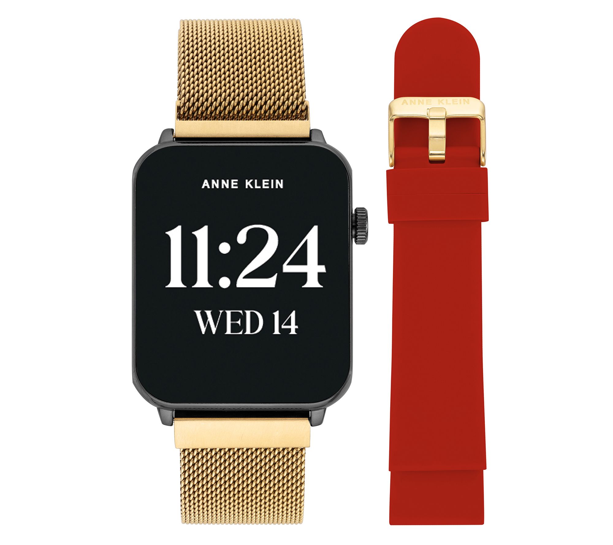 Anne Klein Stellar 43mm Smart Watch with 2 Watch Bands