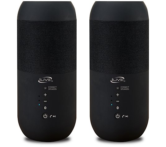 iLive S/2 Indoor Outdoor Bluetooth Speakers& Ground Stakes