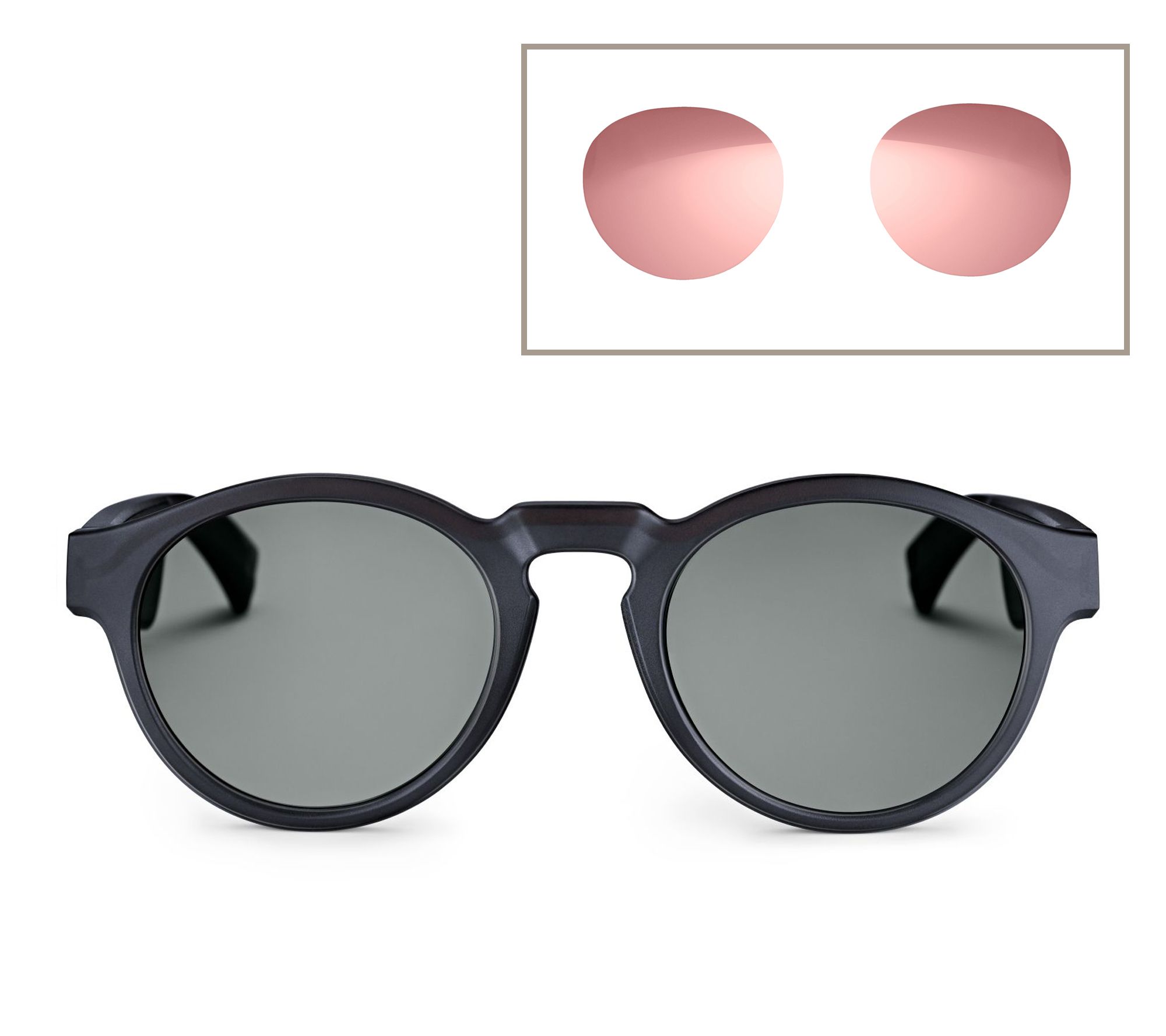 Bose Frames Rondo Sunglasses with Bluetooth and Lenses - QVC.com