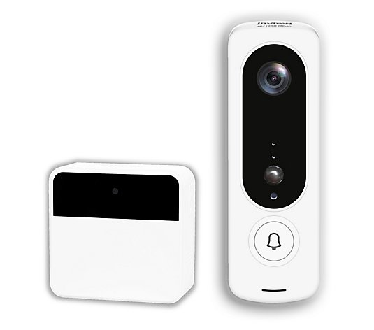 Bell+Howell InView BHDC1A-W 1080p Video Doorbell w/ Chime Kit