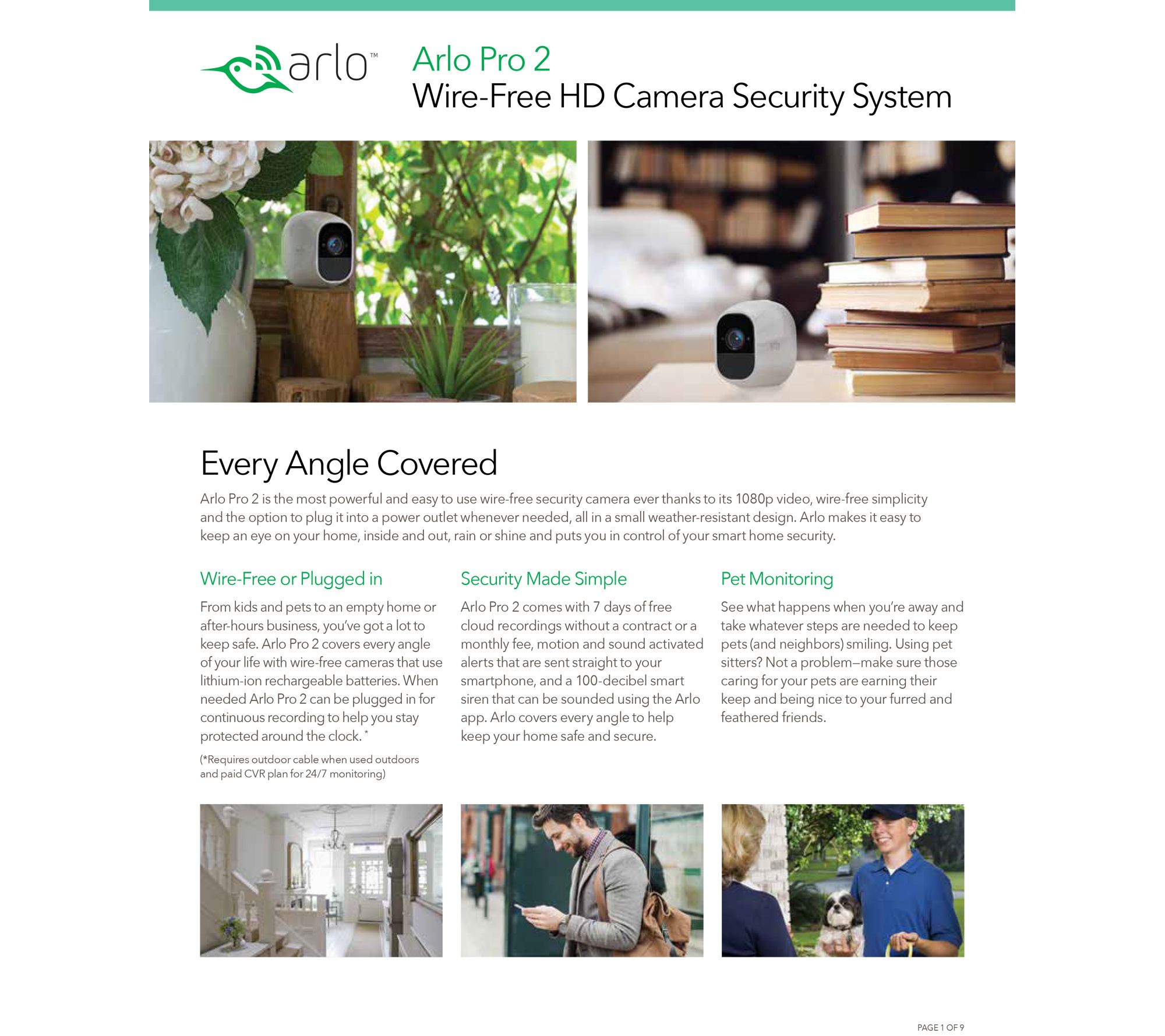 Arlo Pro 2 Wireless HD Camera Security System