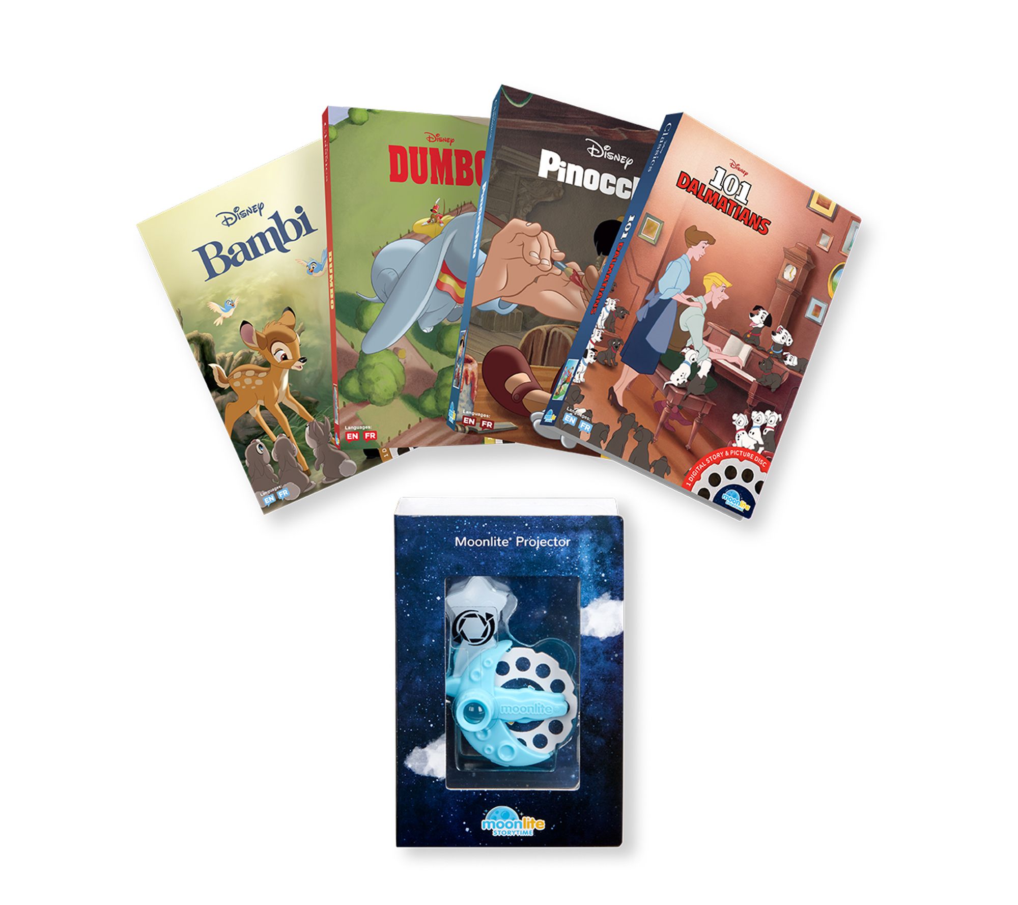 Moonlite Disney Classic 4 Story Collection withProjector