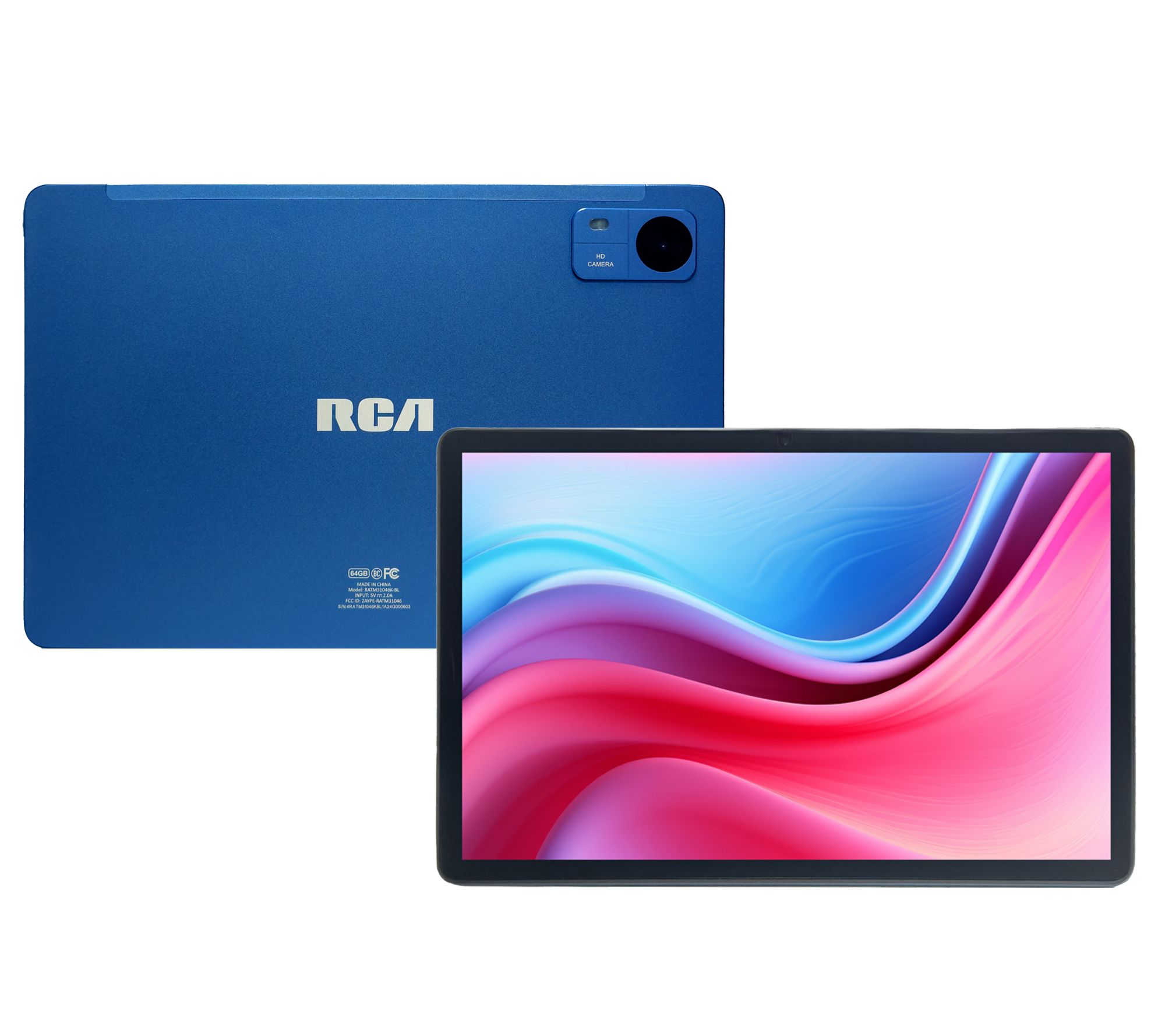 RCA Plus 10.1" 64GB WiFi 8-Core Tablet w/ Keyboard Case
